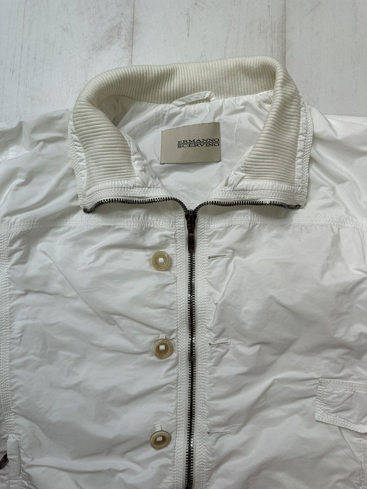 Ermanno Scervino Ermano Scervino white jacket Size US L / EU 52-54 / 3 - 4 Thumbnail