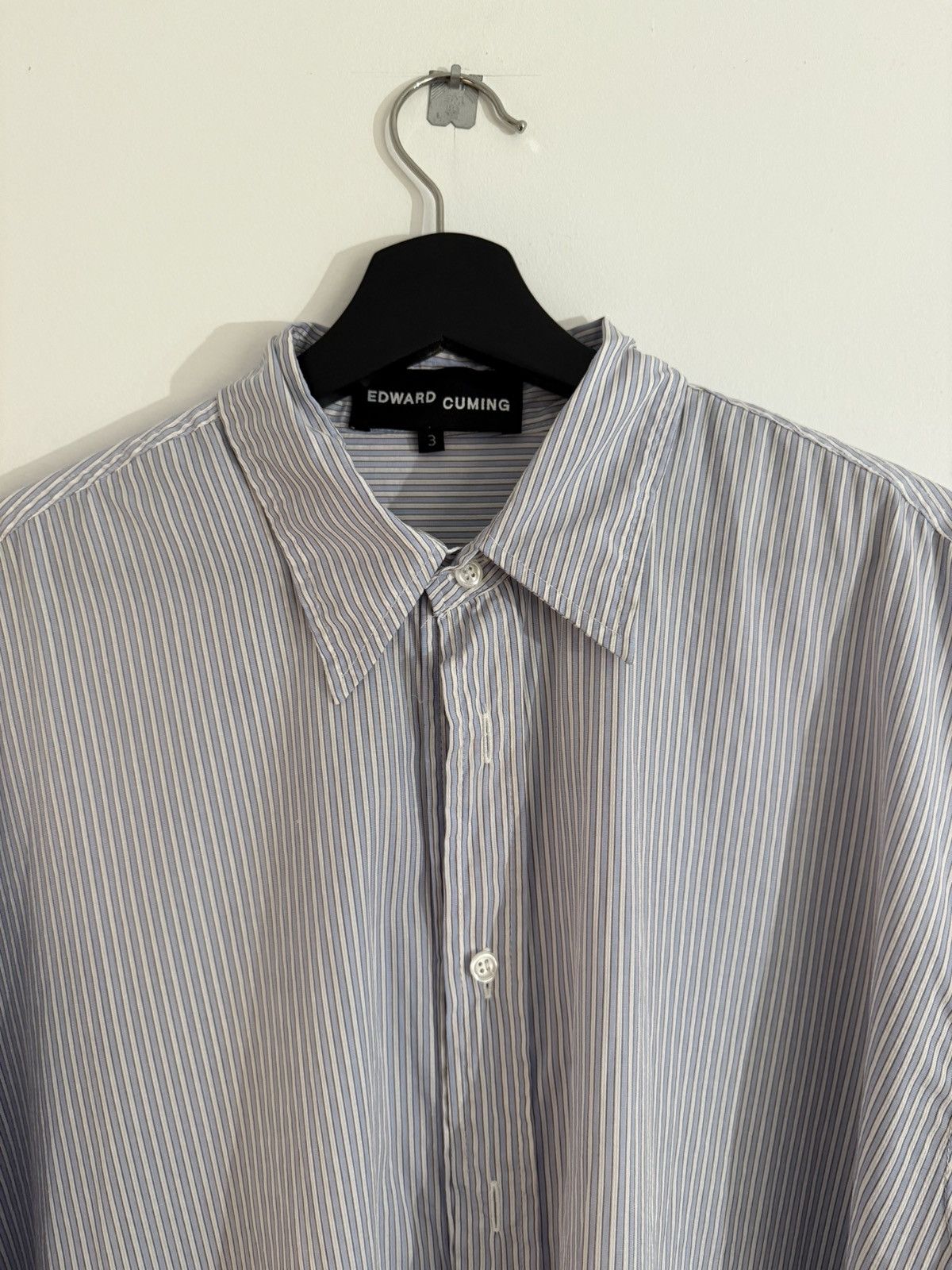 Edward Cuming Striped Shirt Size US XL / EU 56 / 4 - 2 Thumbnail