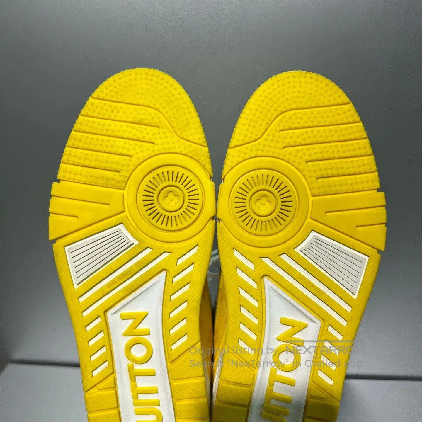 Louis Vuitton Louis Vuitton Trainer White Yellow Sneakers. Size US 8.5 / EU 41-42 - 8 Thumbnail