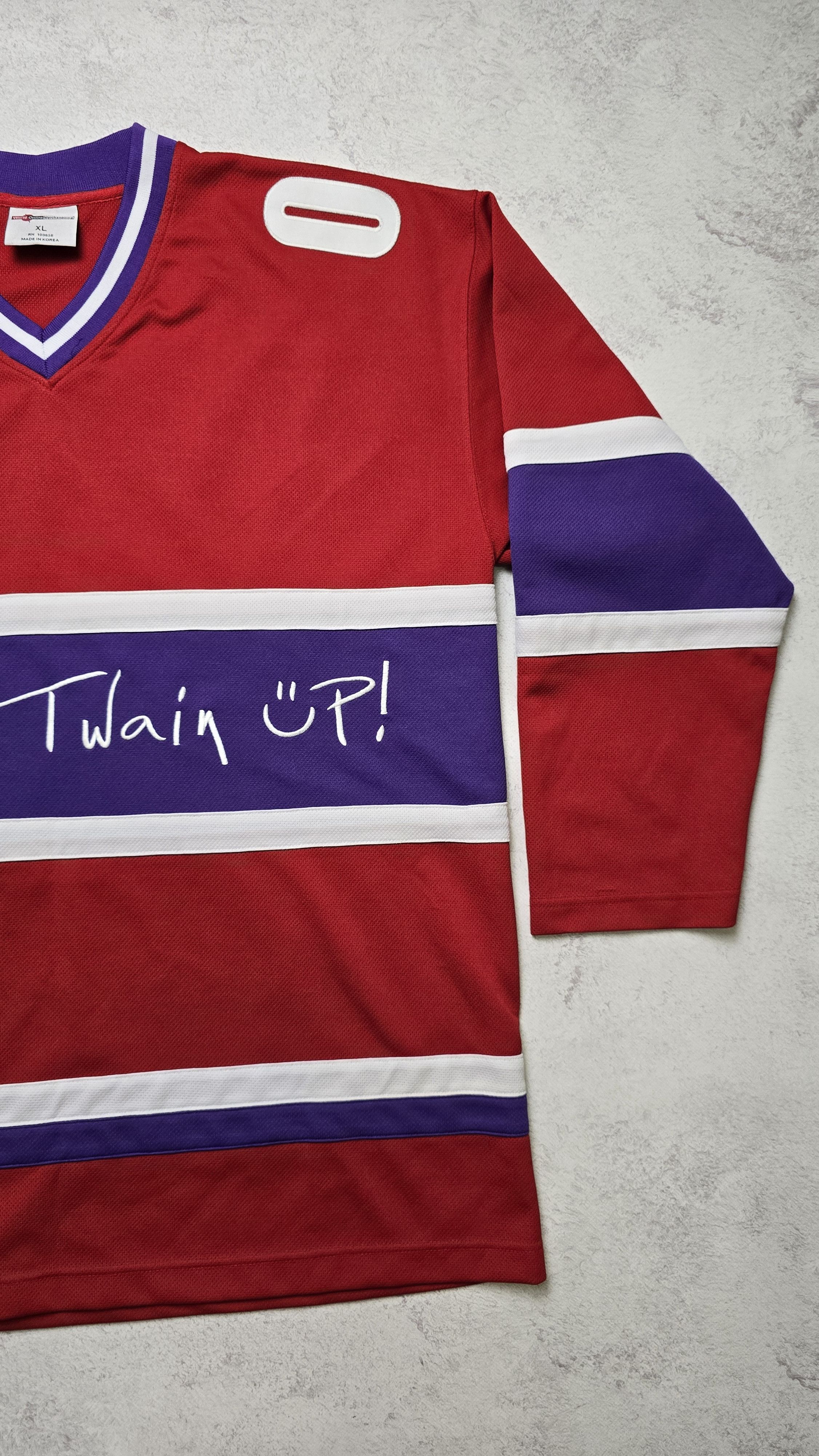 Other Shania Twain UP Hockey Jersey Y2K Tour Merch Rare Size US XL / EU 56 / 4 - 12 Thumbnail