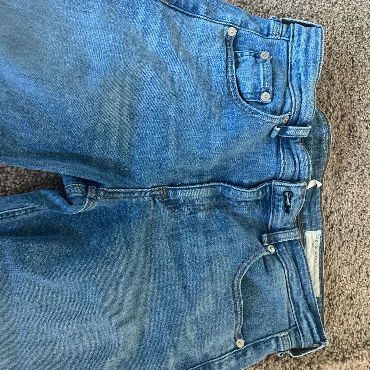 Rag & Bone Rag & Bone Men’s Skinny Fit Jeans – Size 30, Light Wash Size 30" / US 8 / IT 44 - 3 Thumbnail