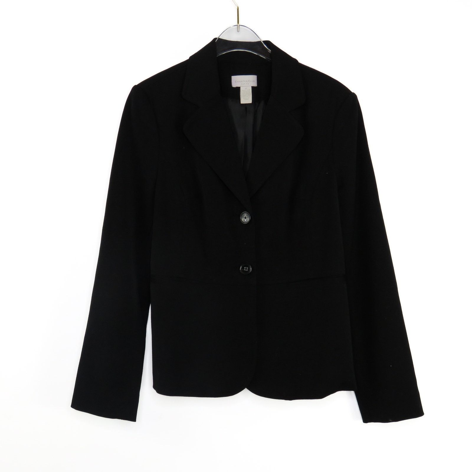 Other Charter Club Black Formal Blazer Jacket 6 Petite Classic Size S / US 4 / IT 40 - 2 Thumbnail