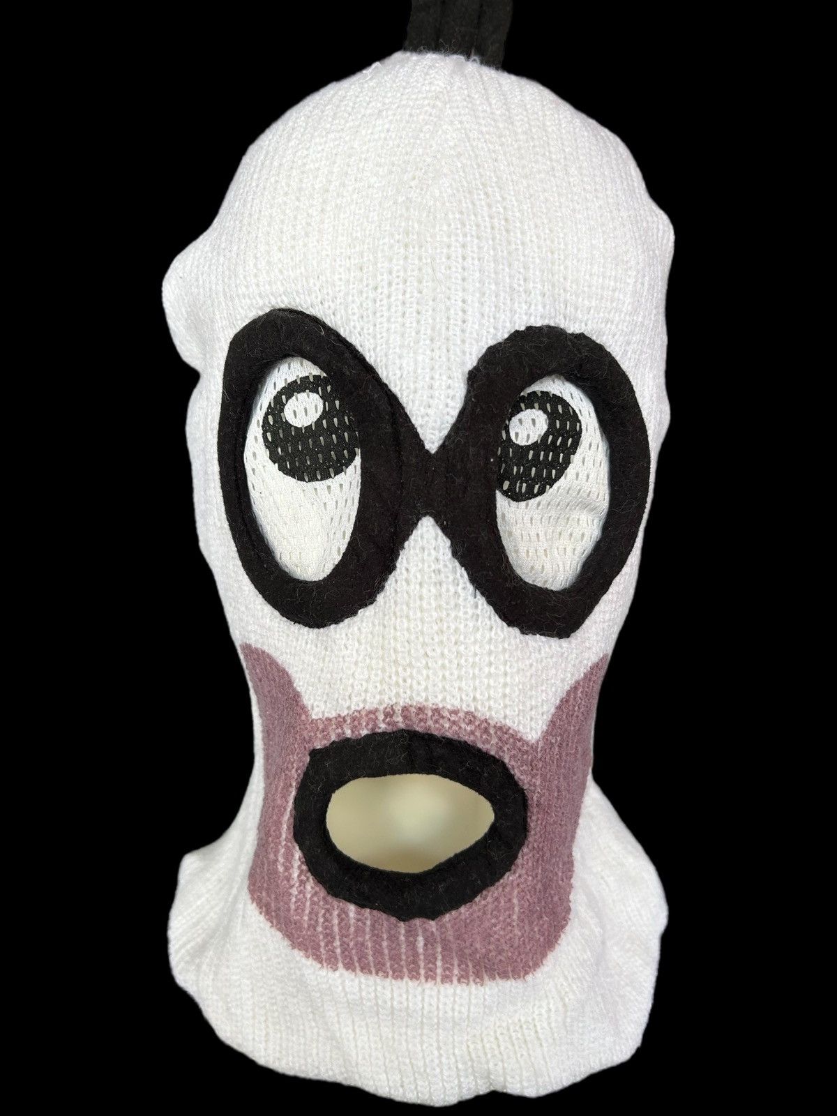 Japanese Brand × Vintage Balaclava Masked Japanese Style Knitt Rare ☠️☠️ Size ONE SIZE - 1 Thumbnail