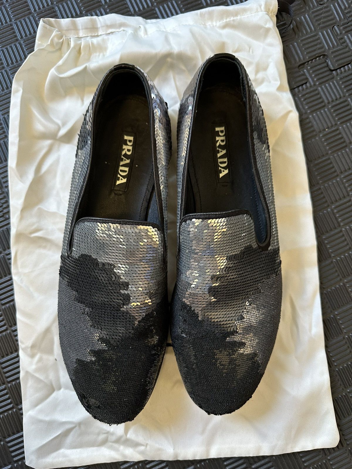 Prada Sequin Prada loafers Size US 9 / EU 42 - 1 Thumbnail