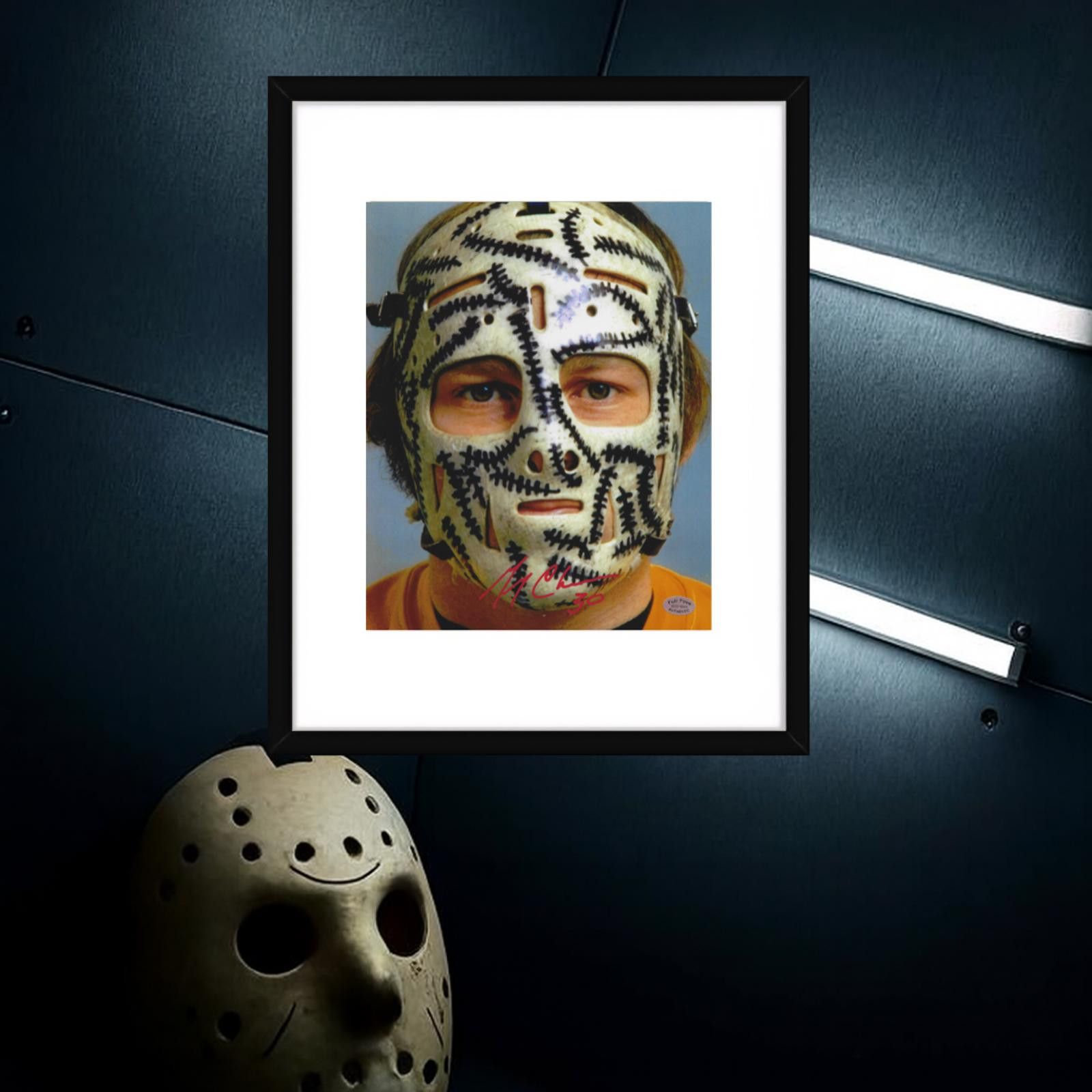 Other Gerry Cheevers Boston Bruins Signed 8x10 Photo COA W/Frame Size ONE SIZE - 1 Thumbnail