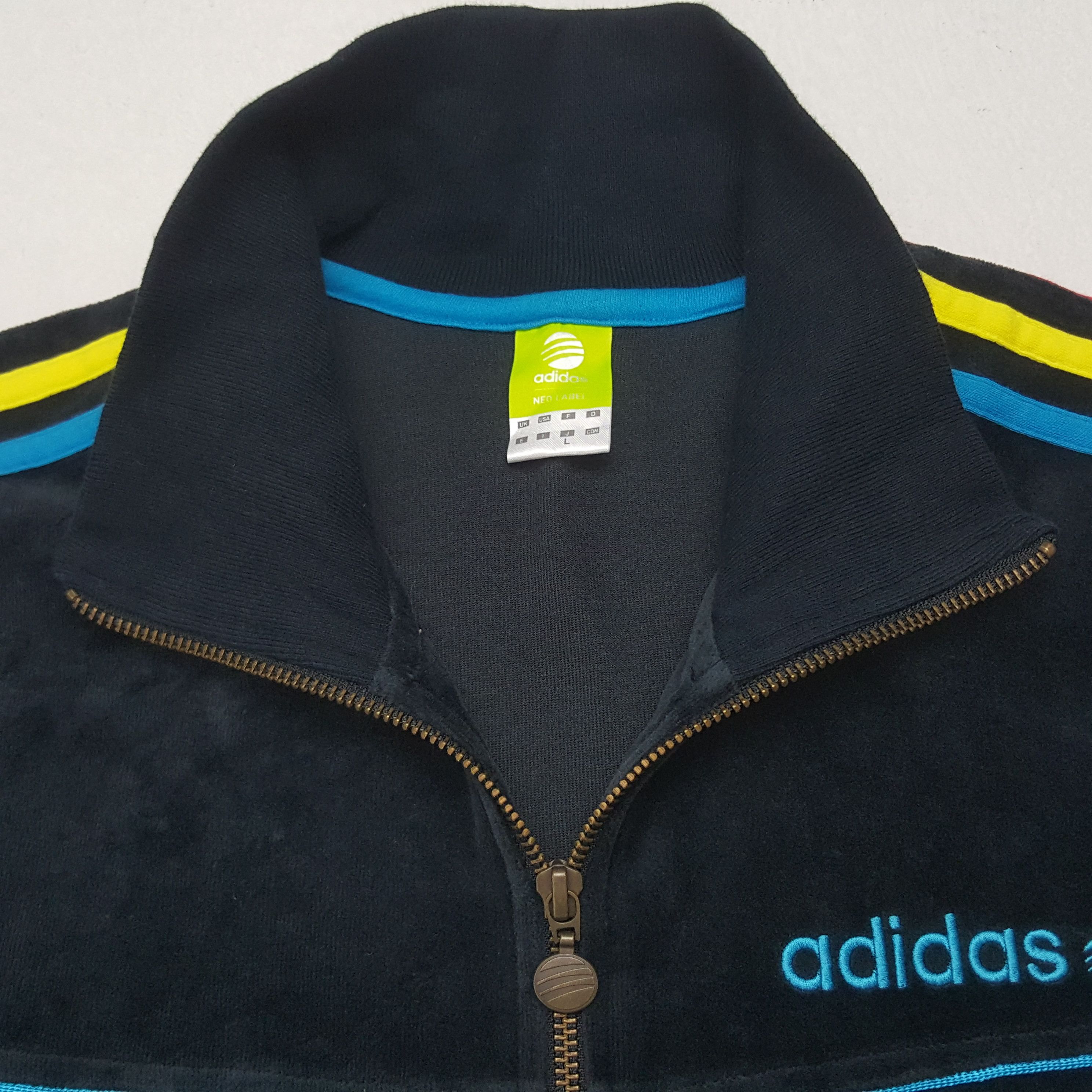 Adidas × Vintage Vintage Adidas American Sports Velvet Sweaters C283N12 Size US S / EU 44-46 / 1 - 4 Thumbnail