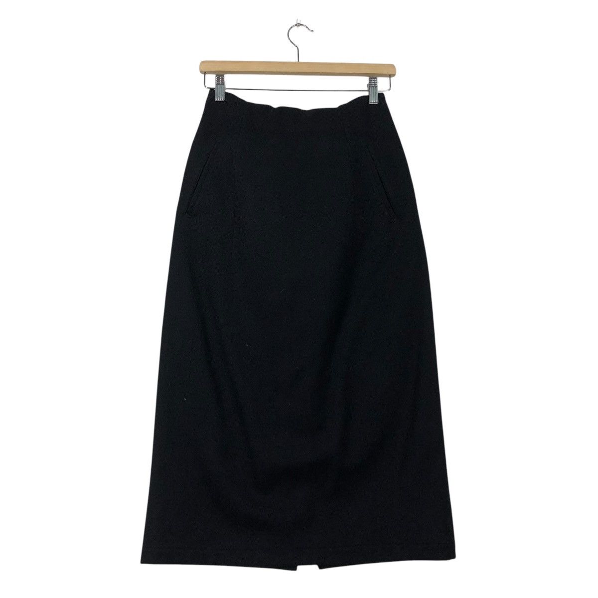 Yohji Yamamoto 🔥VINTAGE WOOL SKIRT Y’S YOHJI YAMAMOTO BELT Size 26" / US 2 / IT 38 - 9 Thumbnail