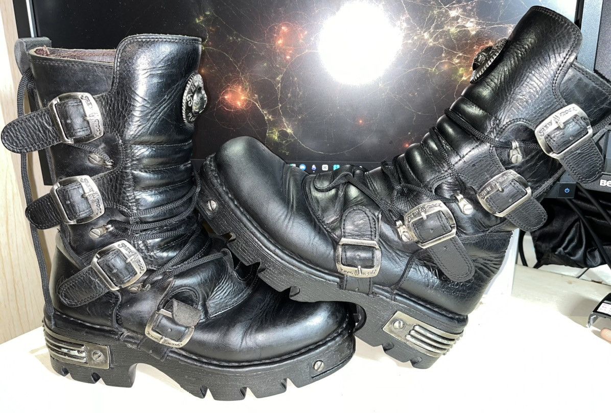 New Rock Vintage New Rock Reactor platform boots Tiger sole Size US 6.5 / EU 39-40 - 1 Thumbnail