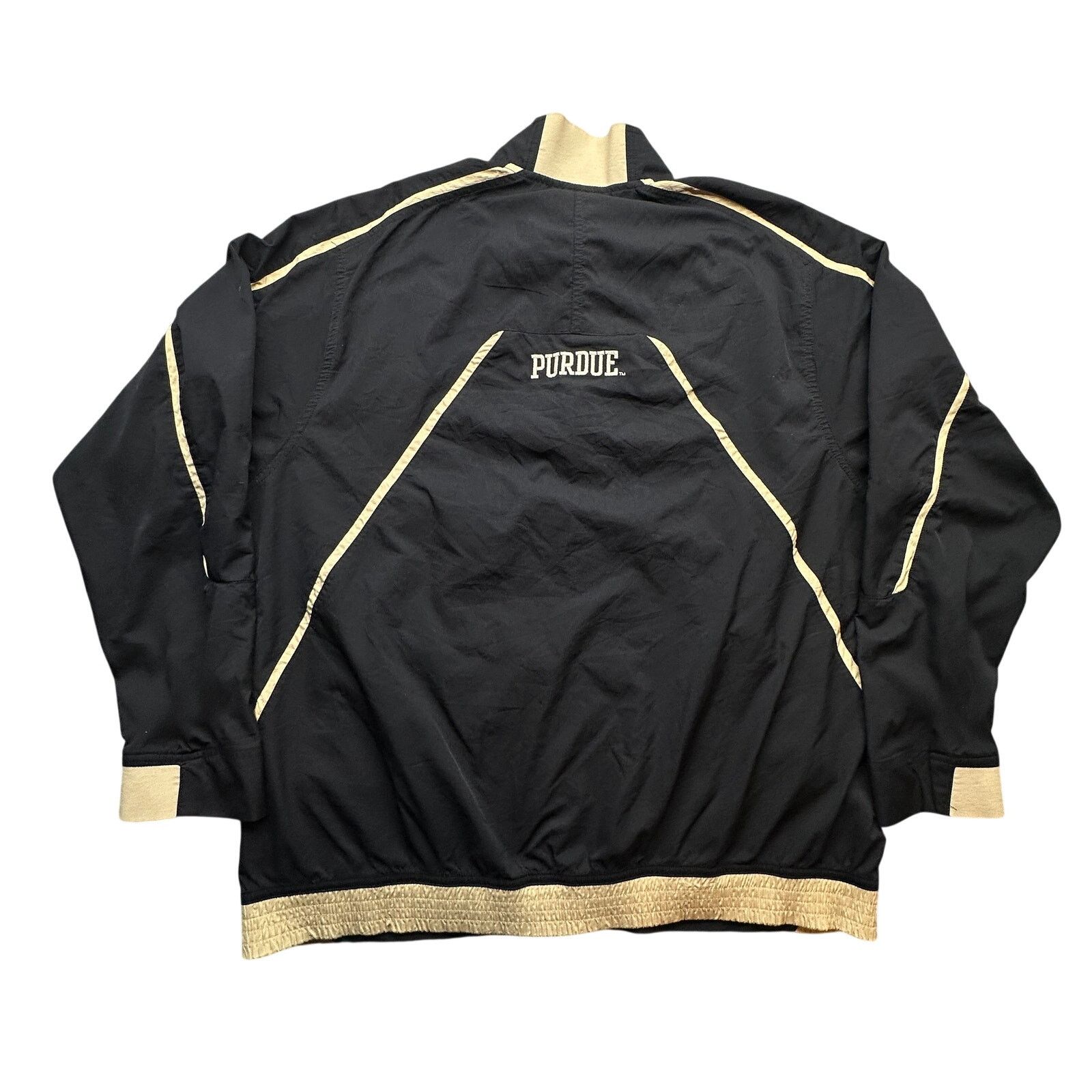Nike Nike Team Fit Storm Purdue Boilermakers 1/4 Zip Windbreaker Size US L / EU 52-54 / 3 - 2 Thumbnail