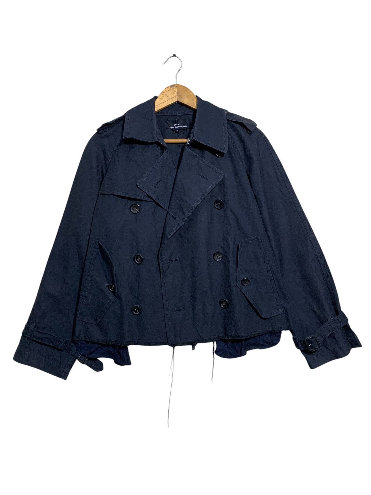 Comme des Garcons 🔥TRICOT CdG TRENCHCOATS NAVY Size M / US 6-8 / IT 42-44 - 1 Thumbnail
