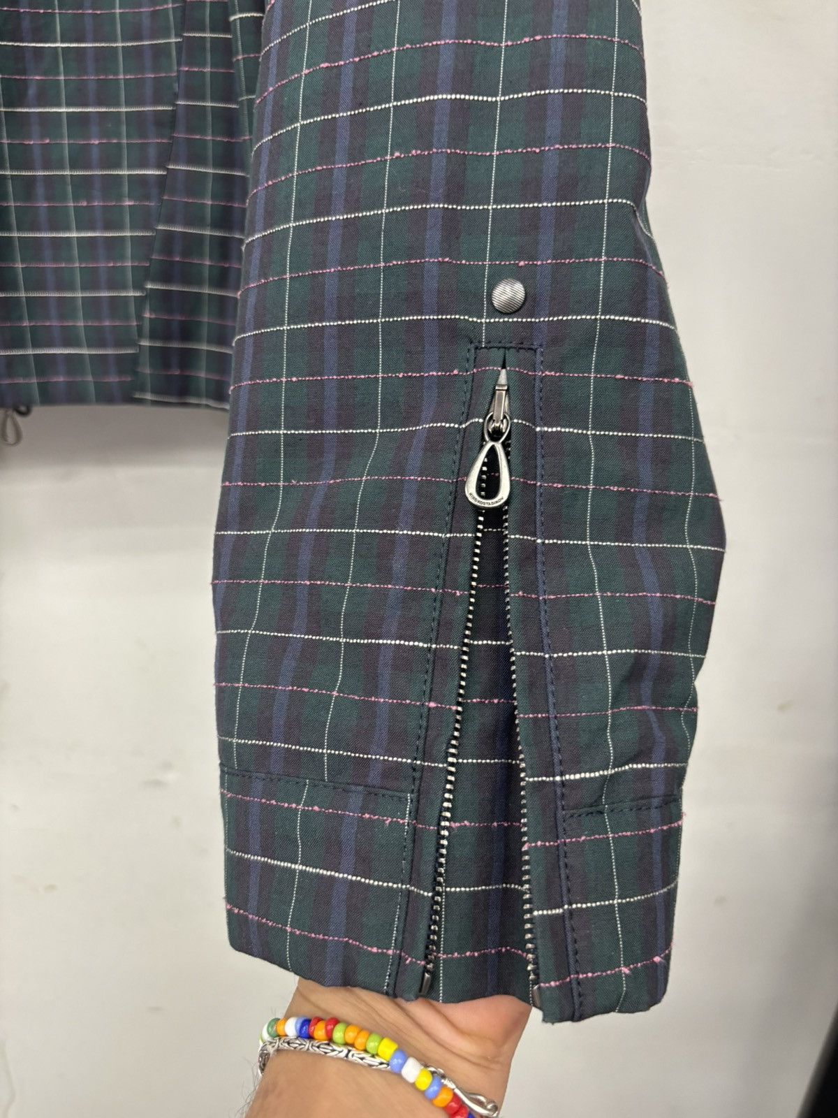 Kiko Kostadinov Kiko Kostadinov Green Karner cropped blouson jacket Size US L / EU 52-54 / 3 - 5 Thumbnail