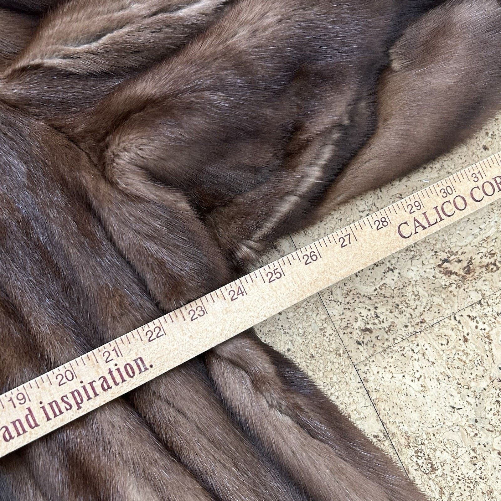 Vintage 70s Mink Fur Full Long Greek Made Trench Coat Jacket M-L Size M / US 6-8 / IT 42-44 - 8 Thumbnail
