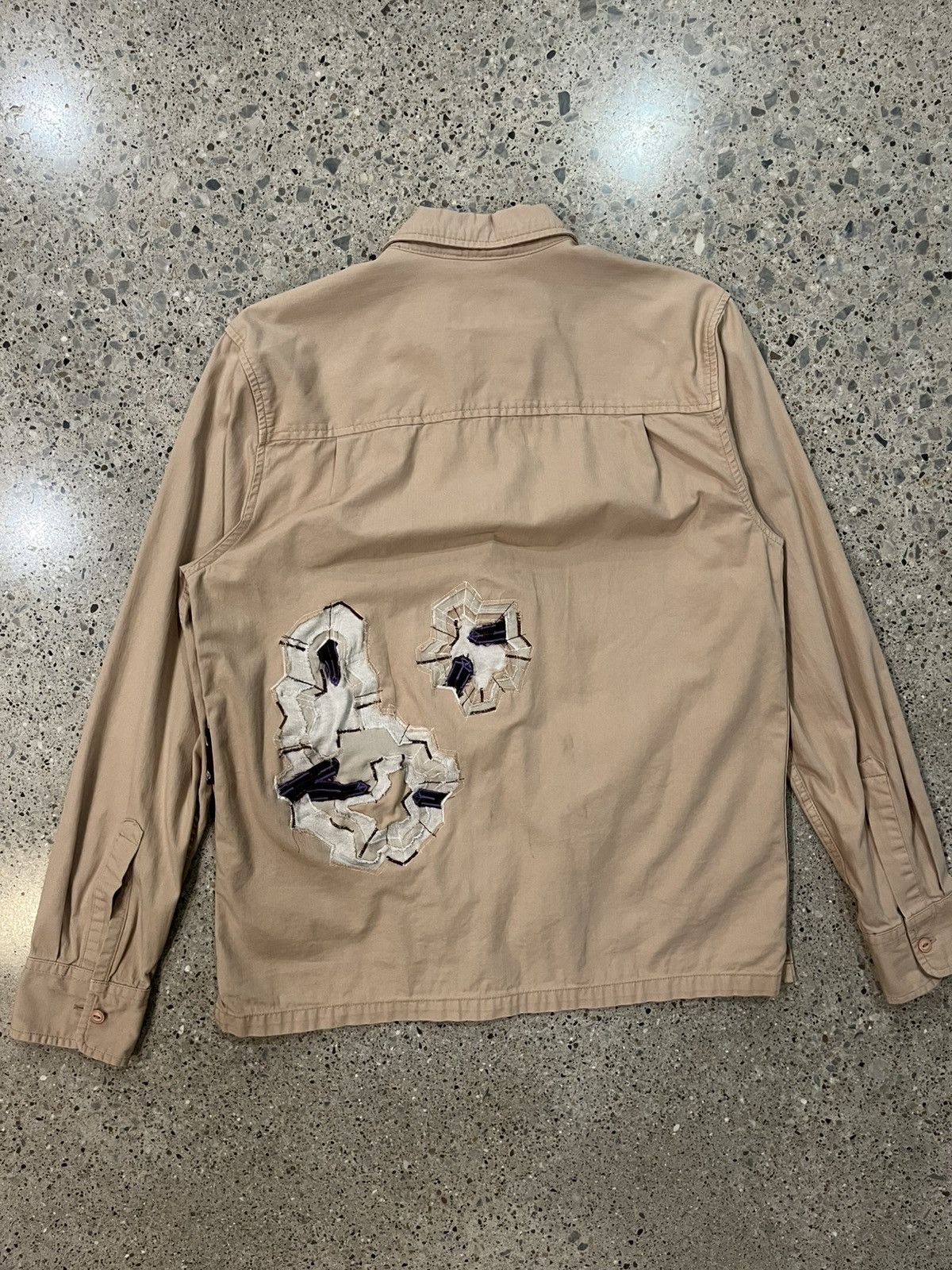 Topman Custom crystal patch overshirt Size US M / EU 48-50 / 2 - 3 Thumbnail
