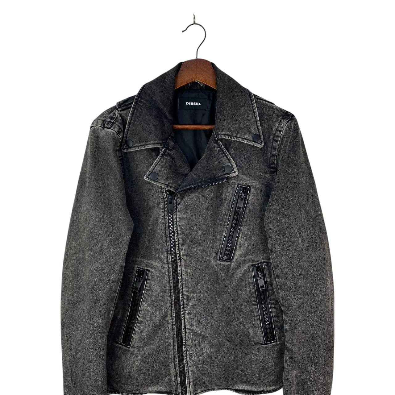 Diesel DIESEL BIKER JACKET FADED BLACK MEDIUM Size US M / EU 48-50 / 2 - 3 Thumbnail