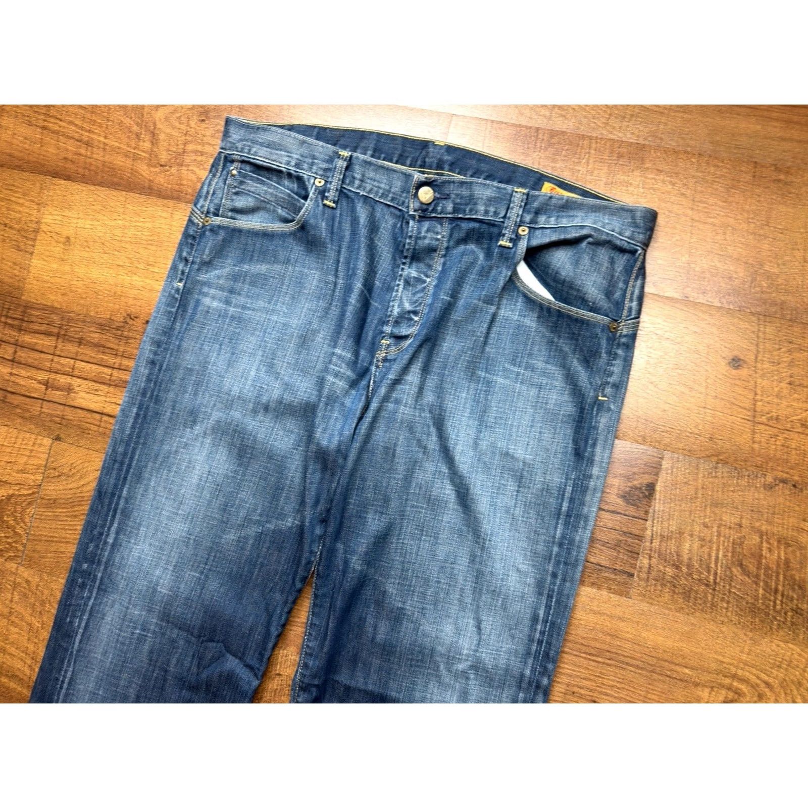 Citizens Of Humanity Citizens of Humanity Evans Jeans Men 38X31 Blue Denim Relaxed Button Fly 5-Pocket Regular In USA Vintage No USA City Classic Size US 38 / EU 54 - 3 Thumbnail