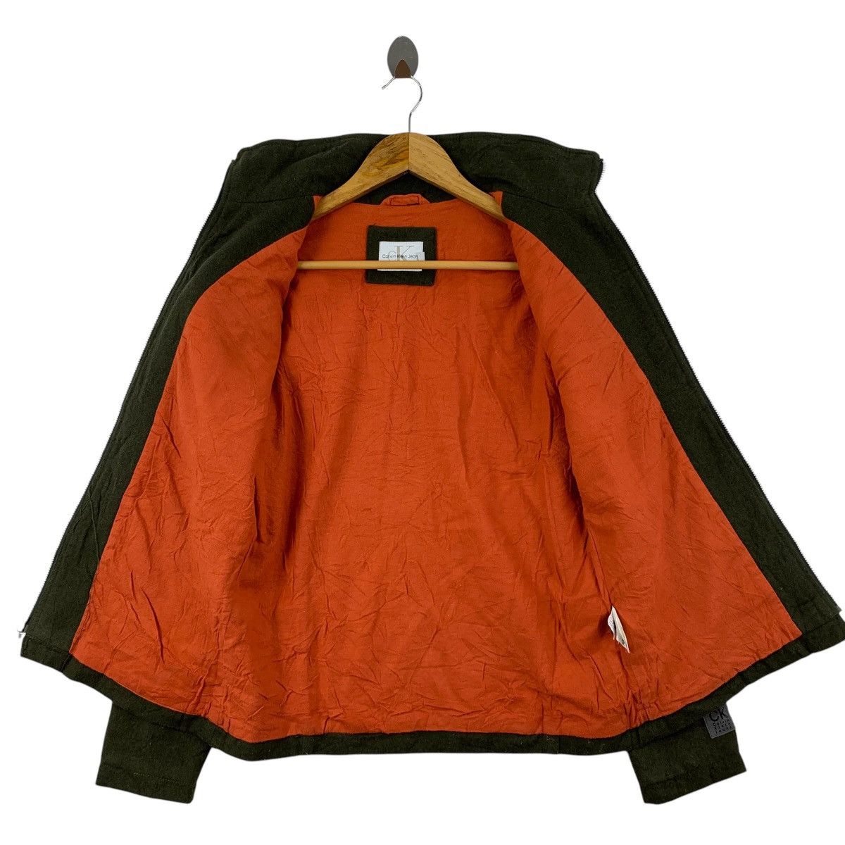 Calvin Klein CALVIN KLEIN Casualwear Designer Army Design Wool Jacket Size M / US 6-8 / IT 42-44 - 3 Thumbnail