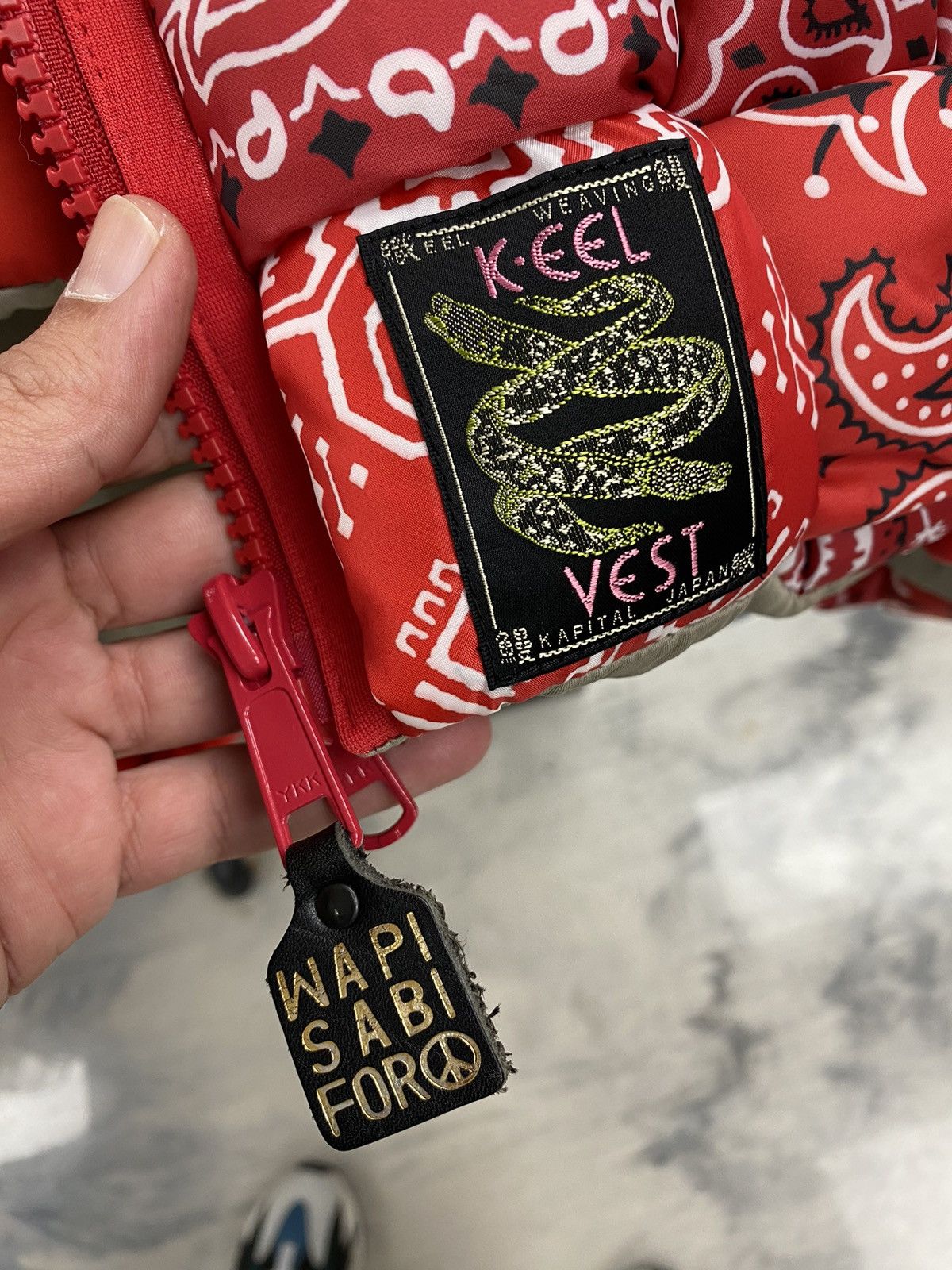 Kapital New Kapital Keel Vest Red Bandana size 2 small/medium Size US M / EU 48-50 / 2 - 12 Thumbnail