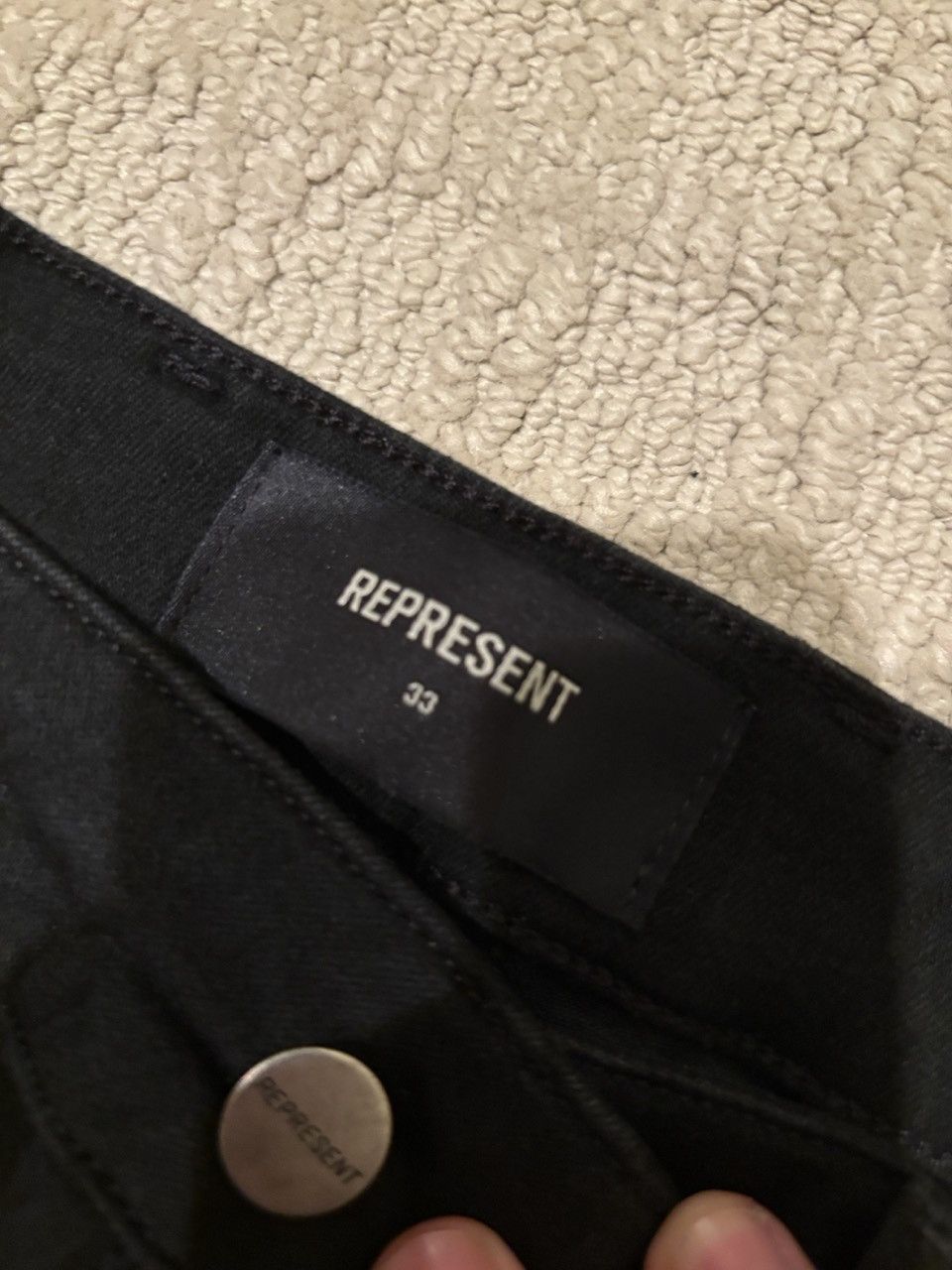 Represent Clo. Represent - Destroyer Denim - Black - 33 Size US 33 - 4 Thumbnail