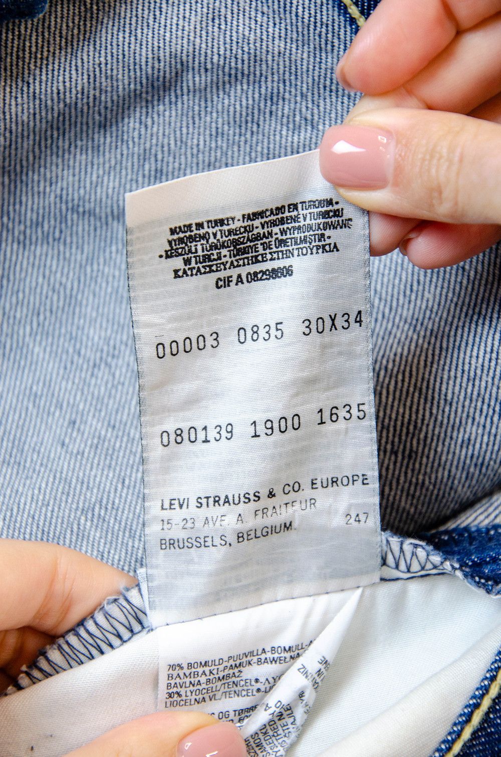 Levi's Engineered Jeans Twisted Seam - Size W30 L34 Denim