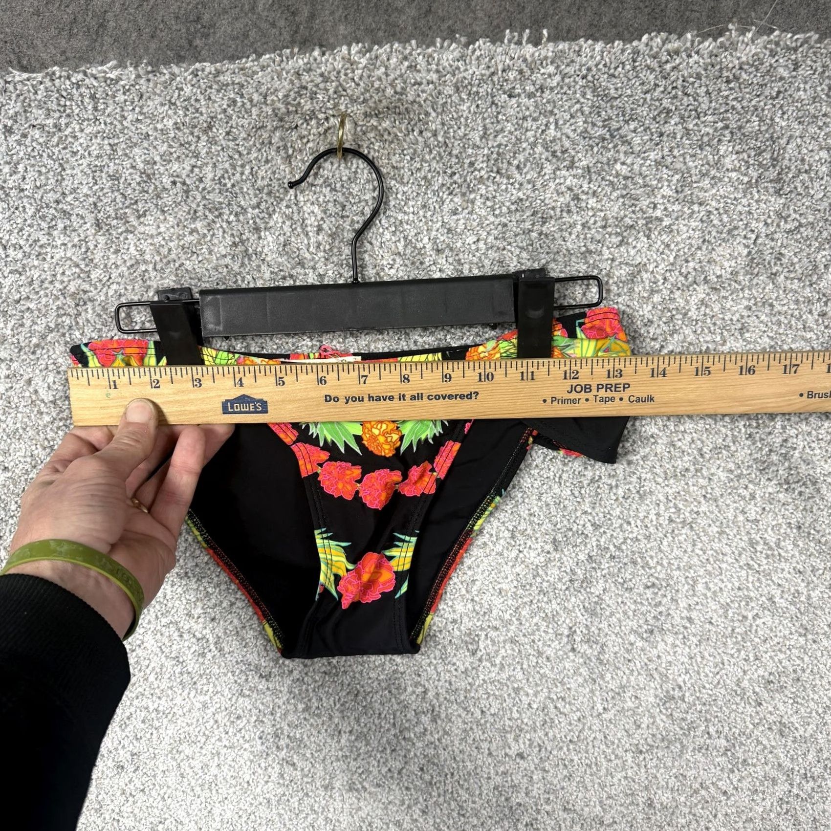 Mara Hoffman Mara Hoffman Bikini Bottom S Pineapple Botanical Floral Multicolor Ruffle Elastic Waist Lined Nylon Spandex Swim Bottom Womens XS? Size 28" / US 6 / IT 42 - 5 Thumbnail