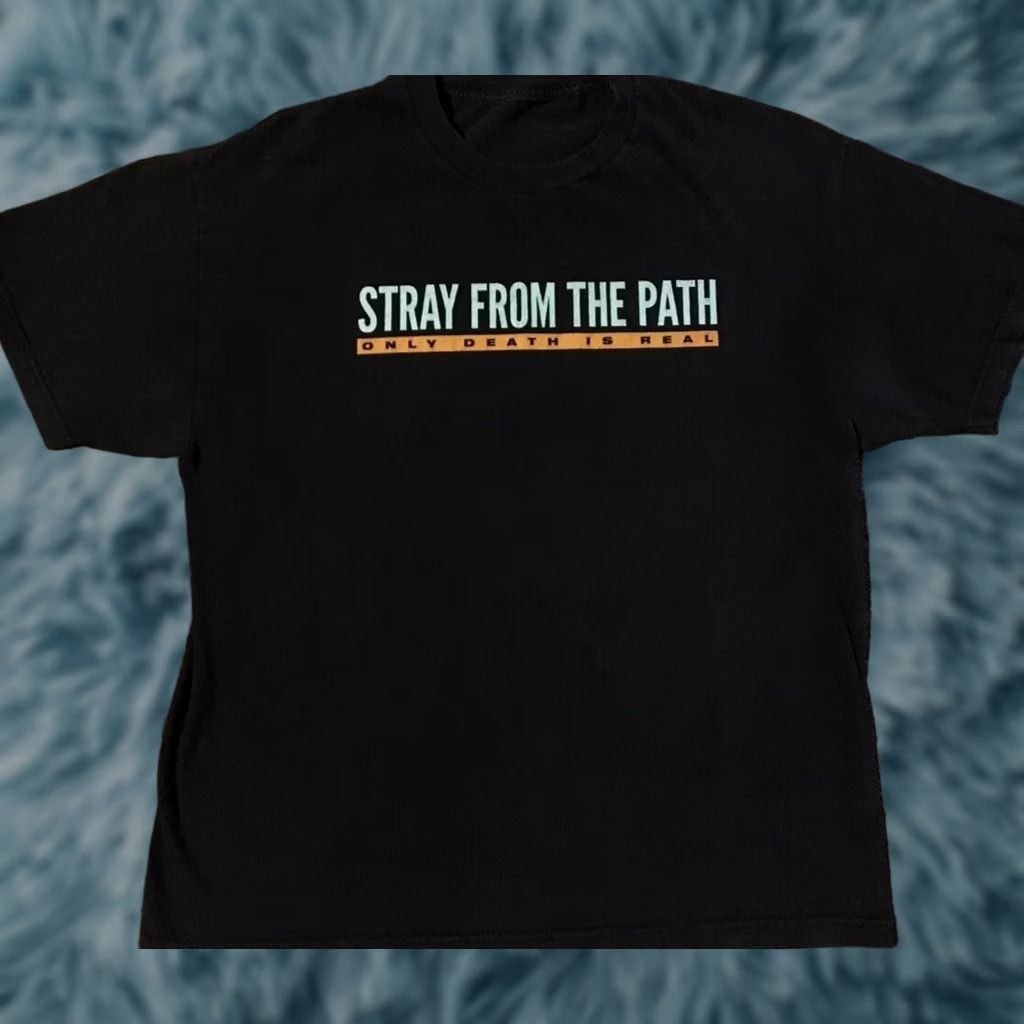 STRAYE Stray From The Path Faded Album Shirt S Hardcore Punk Grunge Rock Vtg Y2k XL Black | Only Death is Real | T-Shirt | Men Size US XL / EU 56 / 4 - 1 Thumbnail