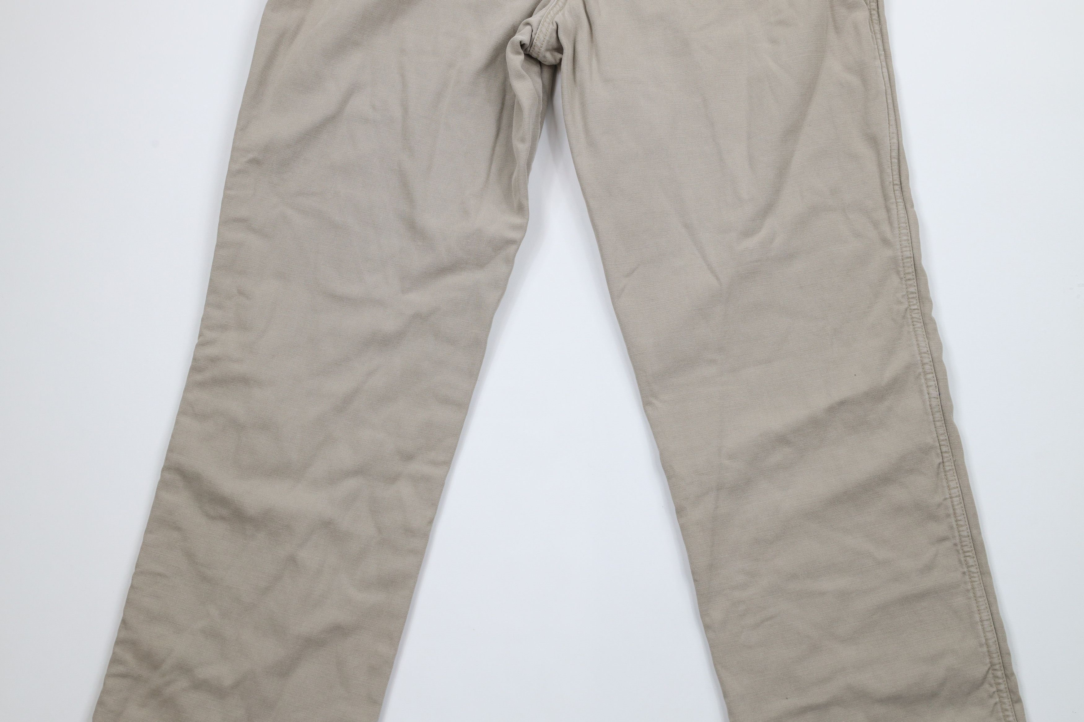 L.L. Bean × Vintage Vintage 90s LL Bean Flannel Lined Pathfinder Canvas Pants Size US 32 / EU 48 - 13 Thumbnail
