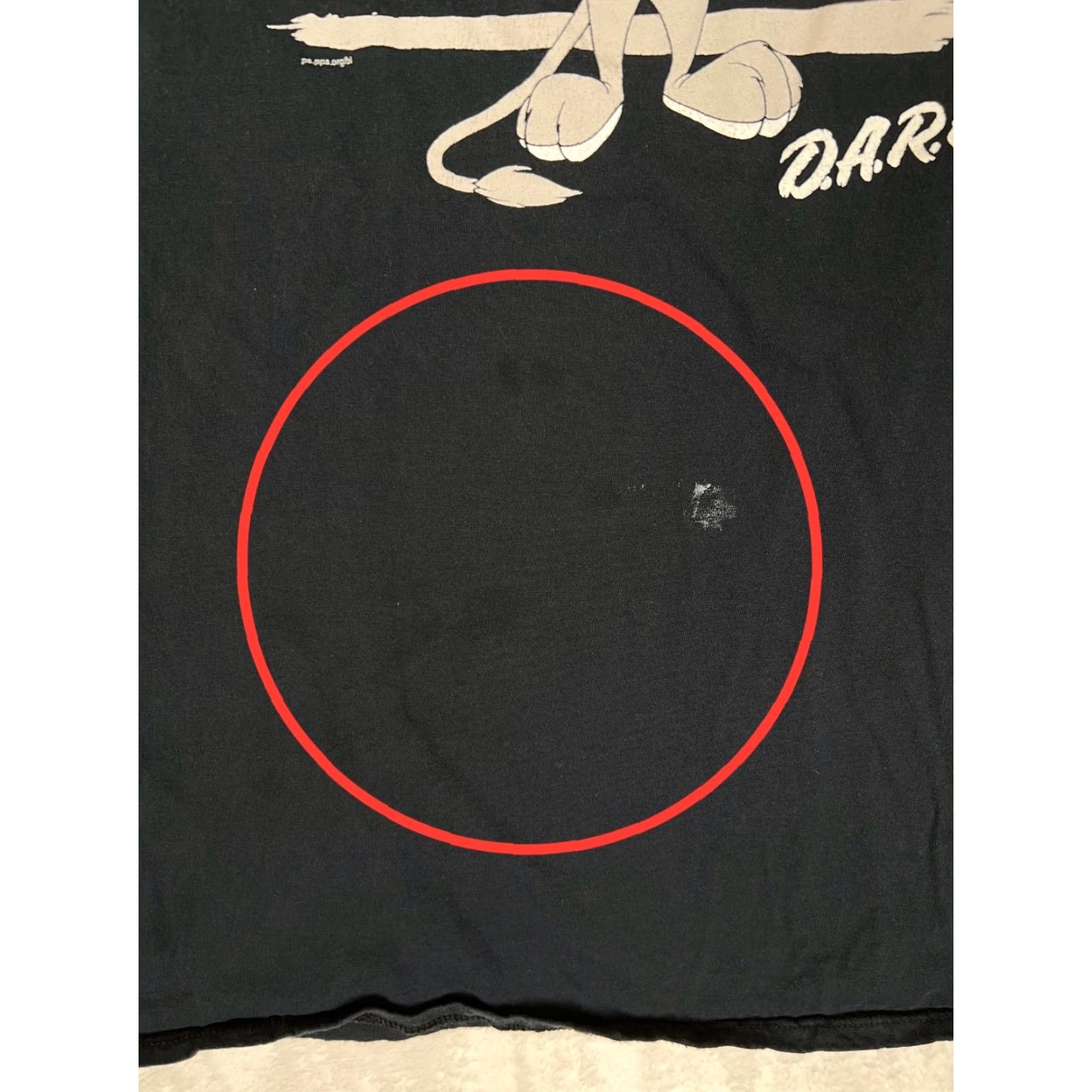 Gildan VINTAGE Gildan T-Shirt Lion Blue Stripe Dare T-Shirt Size L Men 90s To Resist Drugs & Violence Logo Graphic Print Crew Neck Short Sleeve Black Cotton Size US L / EU 52-54 / 3 - 3 Thumbnail
