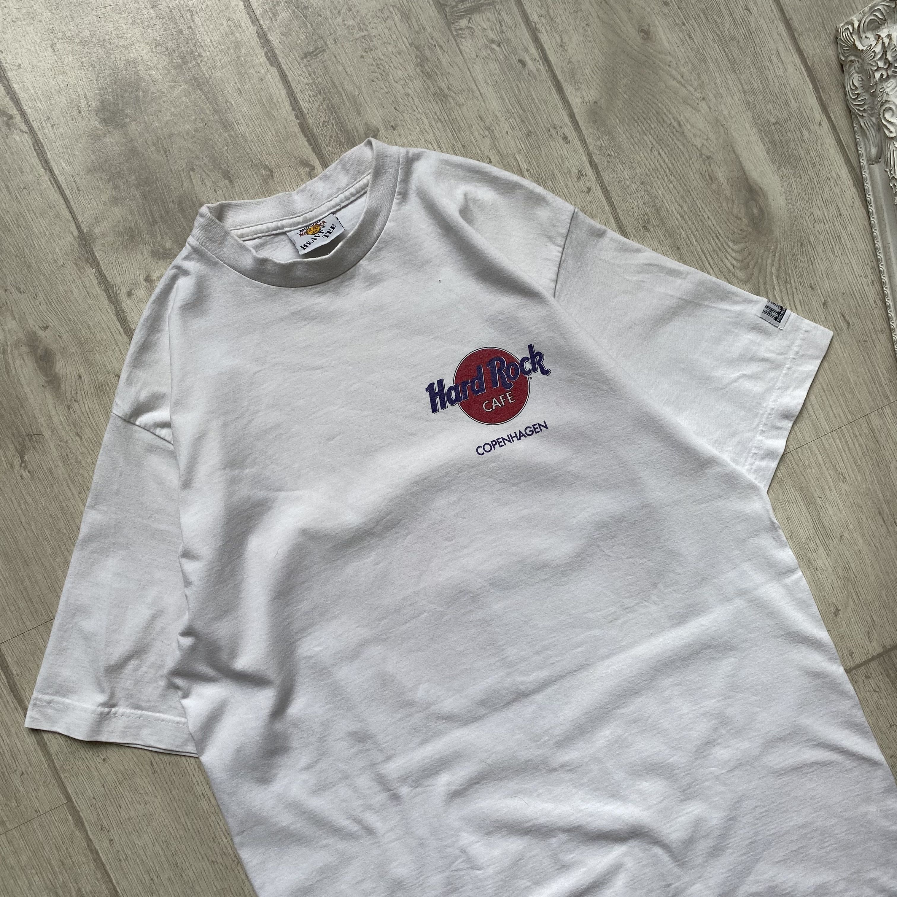 Hard Rock Cafe 🇩🇰 Vintage 90s Hard rock cafe Heavy tee Denmark Viking Size US M / EU 48-50 / 2 - 3 Thumbnail