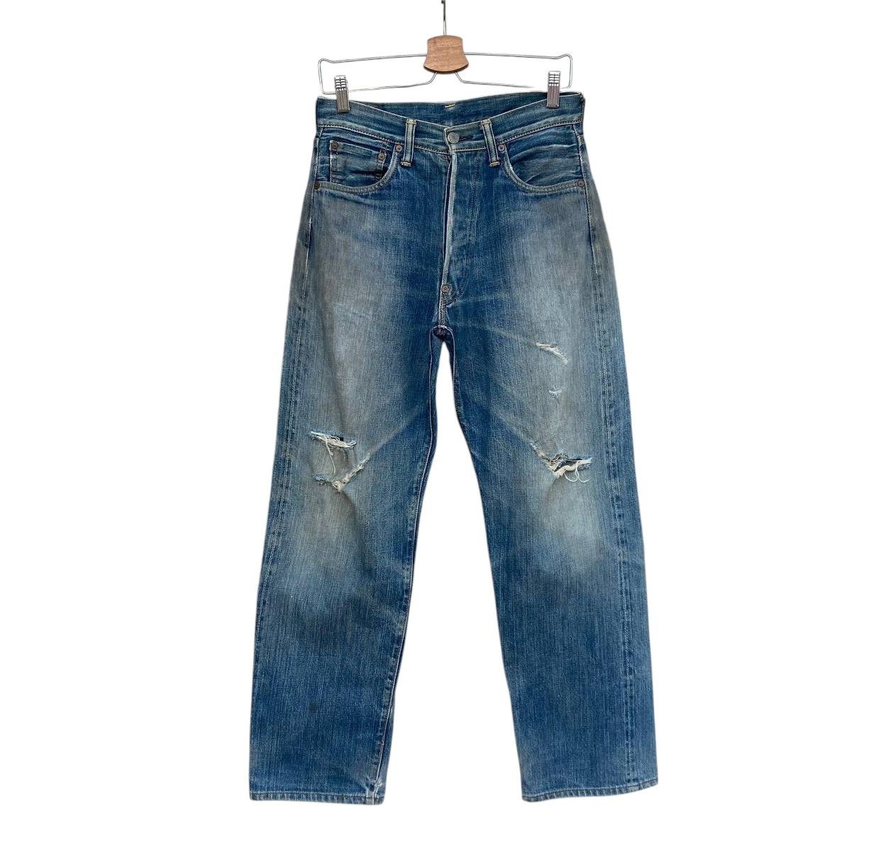 Evisu × Vintage VINTAGE EVISU JAPAN SELVEDGED DAICOCK DISTRESSED BJ07-09 Size US 29 - 1 Thumbnail