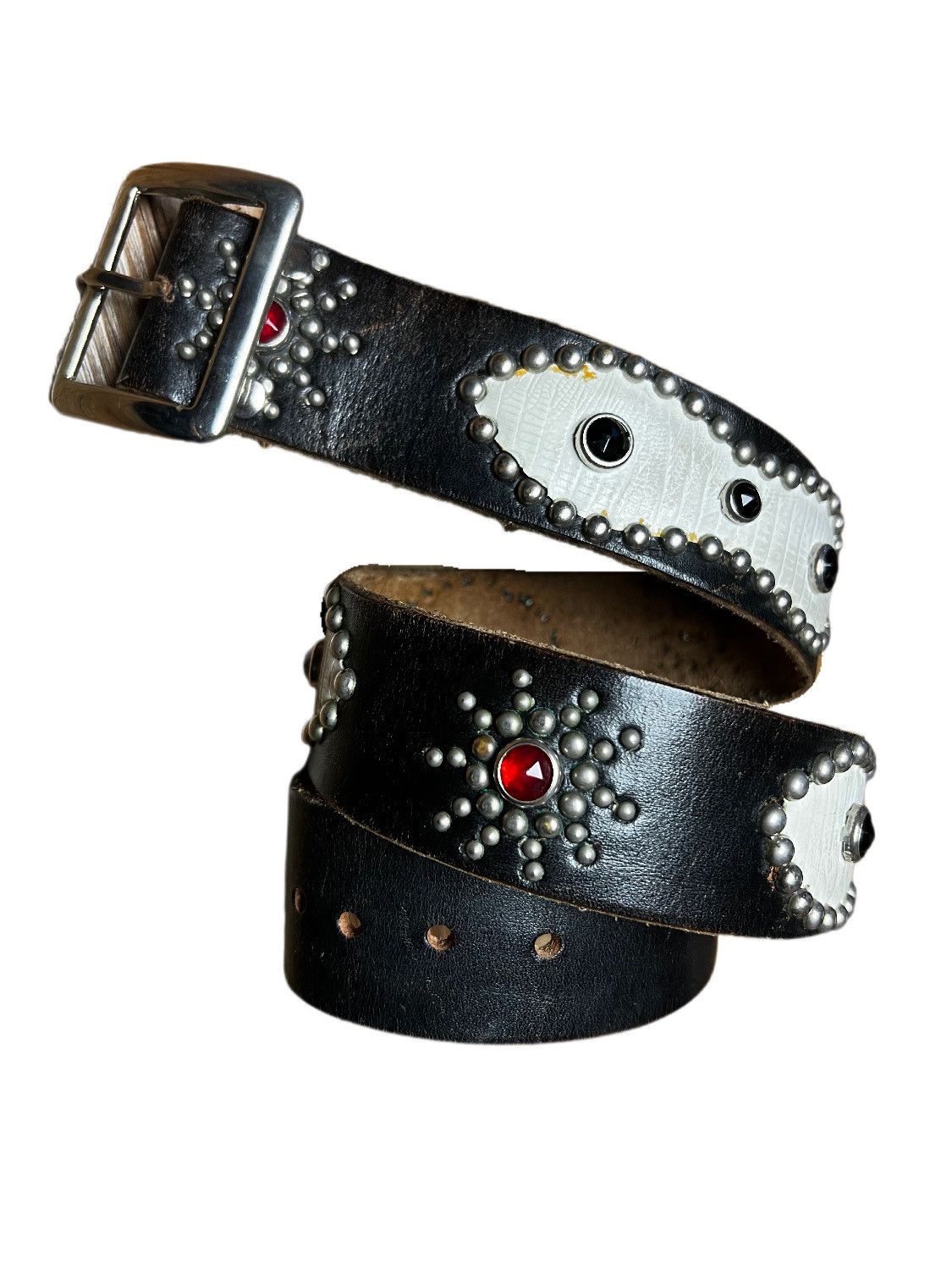 Hollywood Trading Company Vintage HTC Hollywood Trading Co. Style Hand Studded Belt Size 30 - 1 Thumbnail