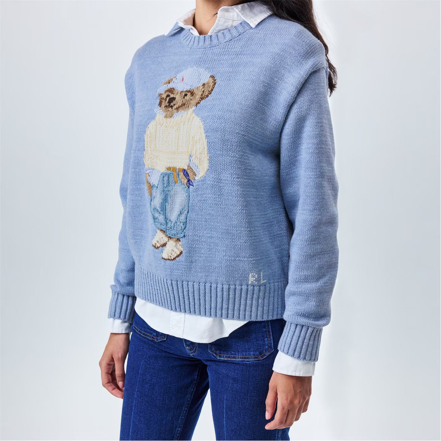 Polo Ralph Lauren o1g2r1mq0825 Bear Jumper in Blue Size S / US 4 / IT 40 - 5 Thumbnail