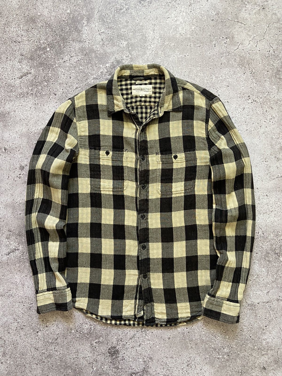 Denim & Supply Ralph Lauren × Polo Ralph Lauren × Vintage Denim And Supply Ralph Lauren Flannel Shirt Size US M / EU 48-50 / 2 - 1 Thumbnail