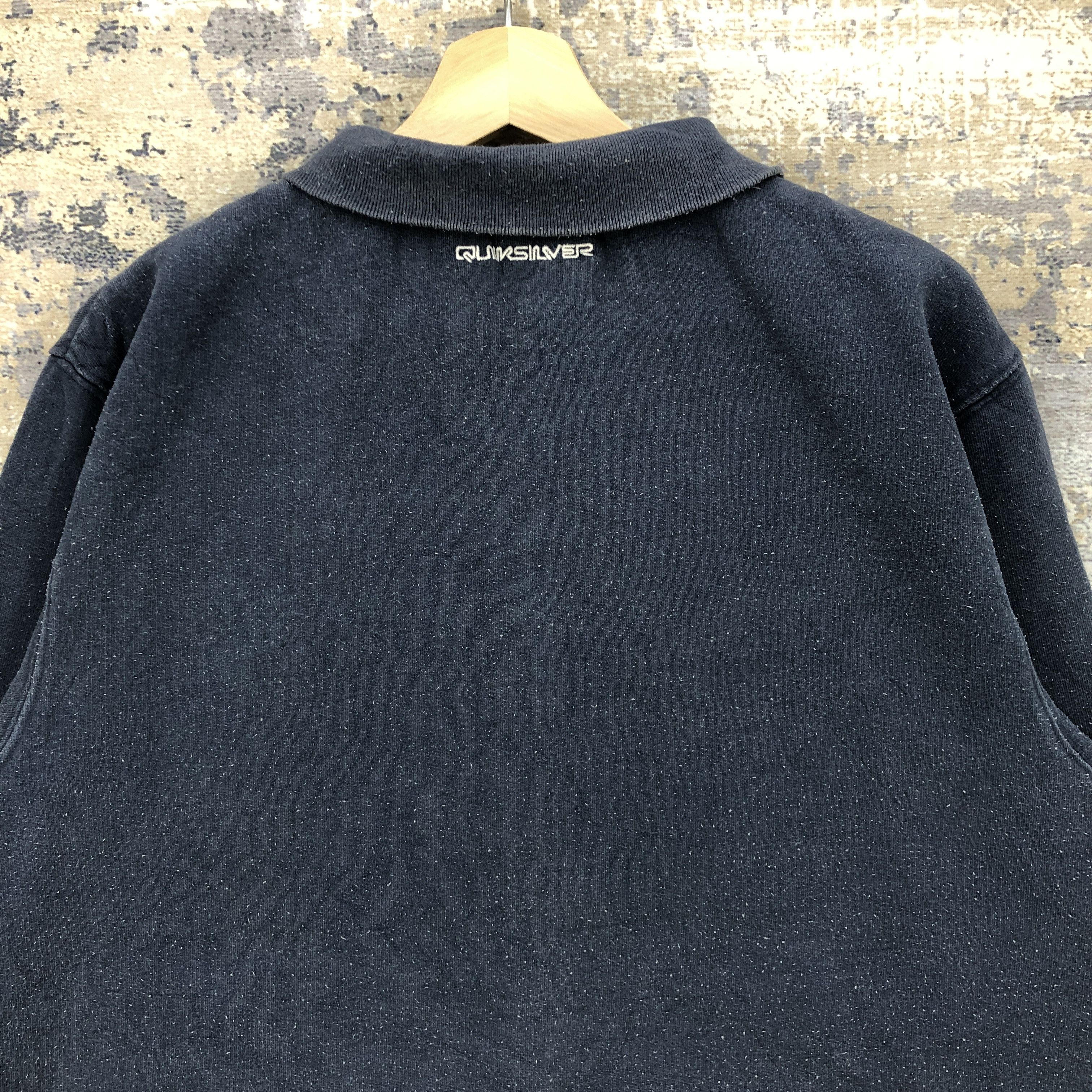 Quiksilver Vintage 90s Quiksilver Zipper Sweater Sweatshirt Jumper Size US L / EU 52-54 / 3 - 6 Thumbnail