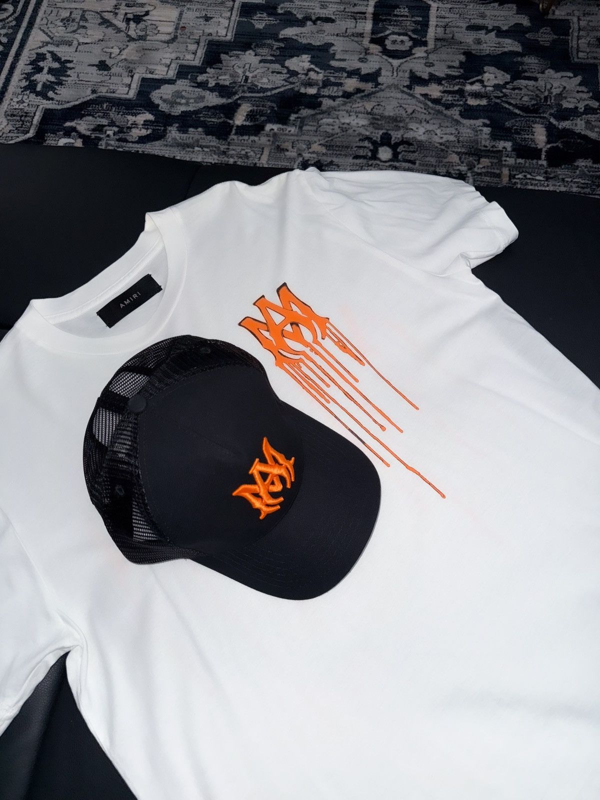 Amiri Amiri drip logo t shirt set Size US S / EU 44-46 / 1 - 2 Thumbnail