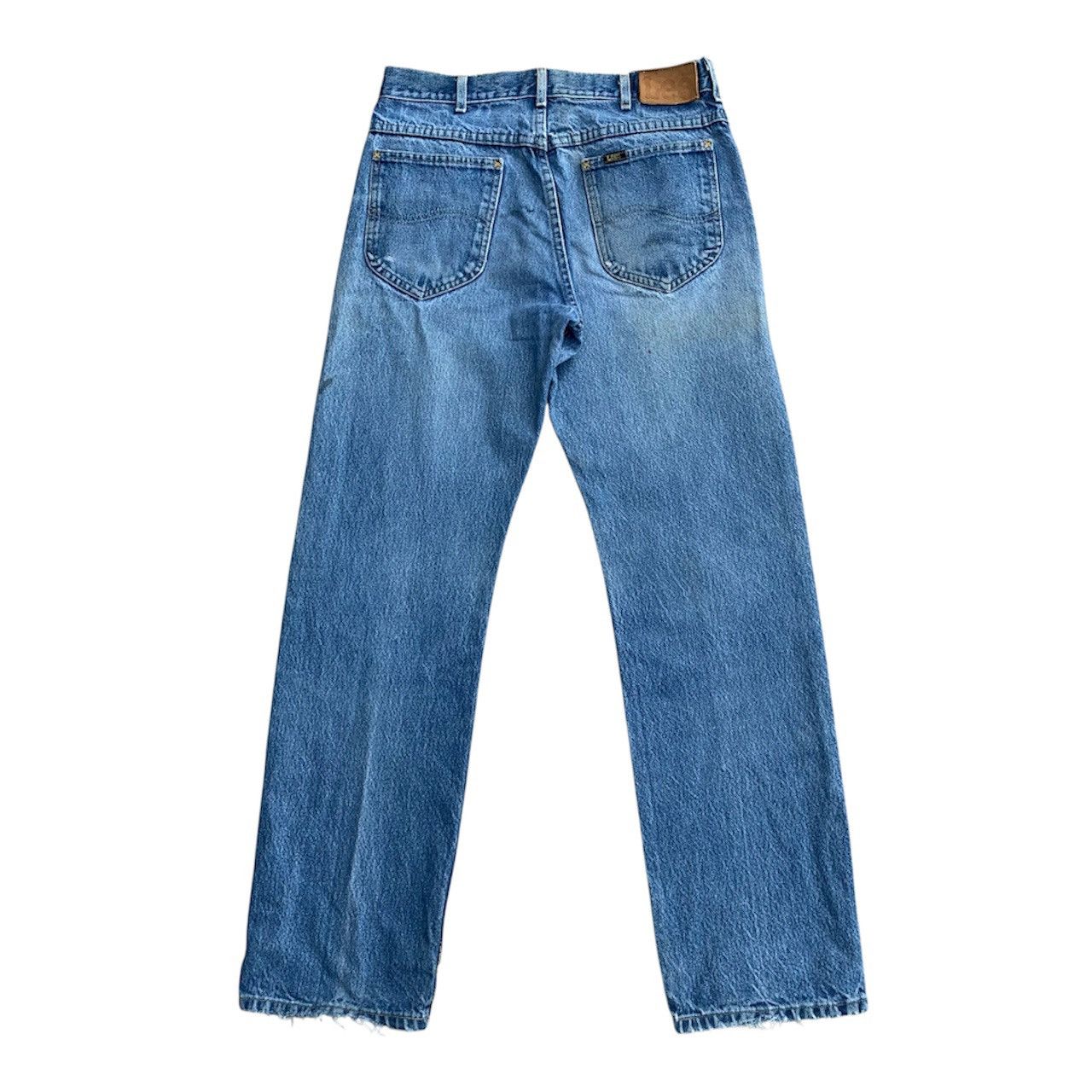 Lee Vintage 90s Lee USA Straight Leg Distressed Jeans W30X30 Size US 30 / EU 46 - 2 Thumbnail