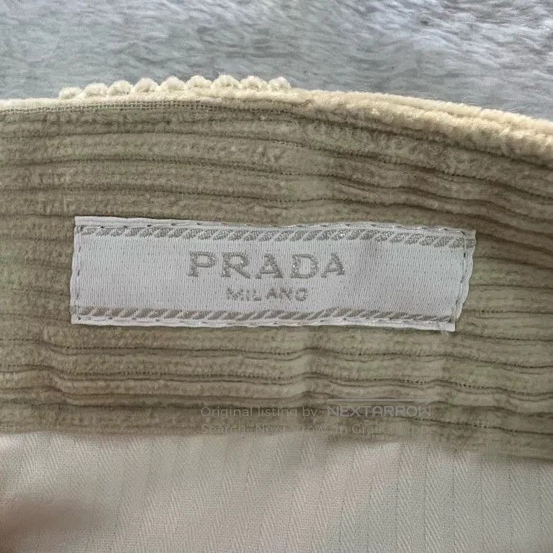 Prada PRADA Beige Corduroy Cargo Pants XL. Size US 38 / EU 54 - 3 Thumbnail