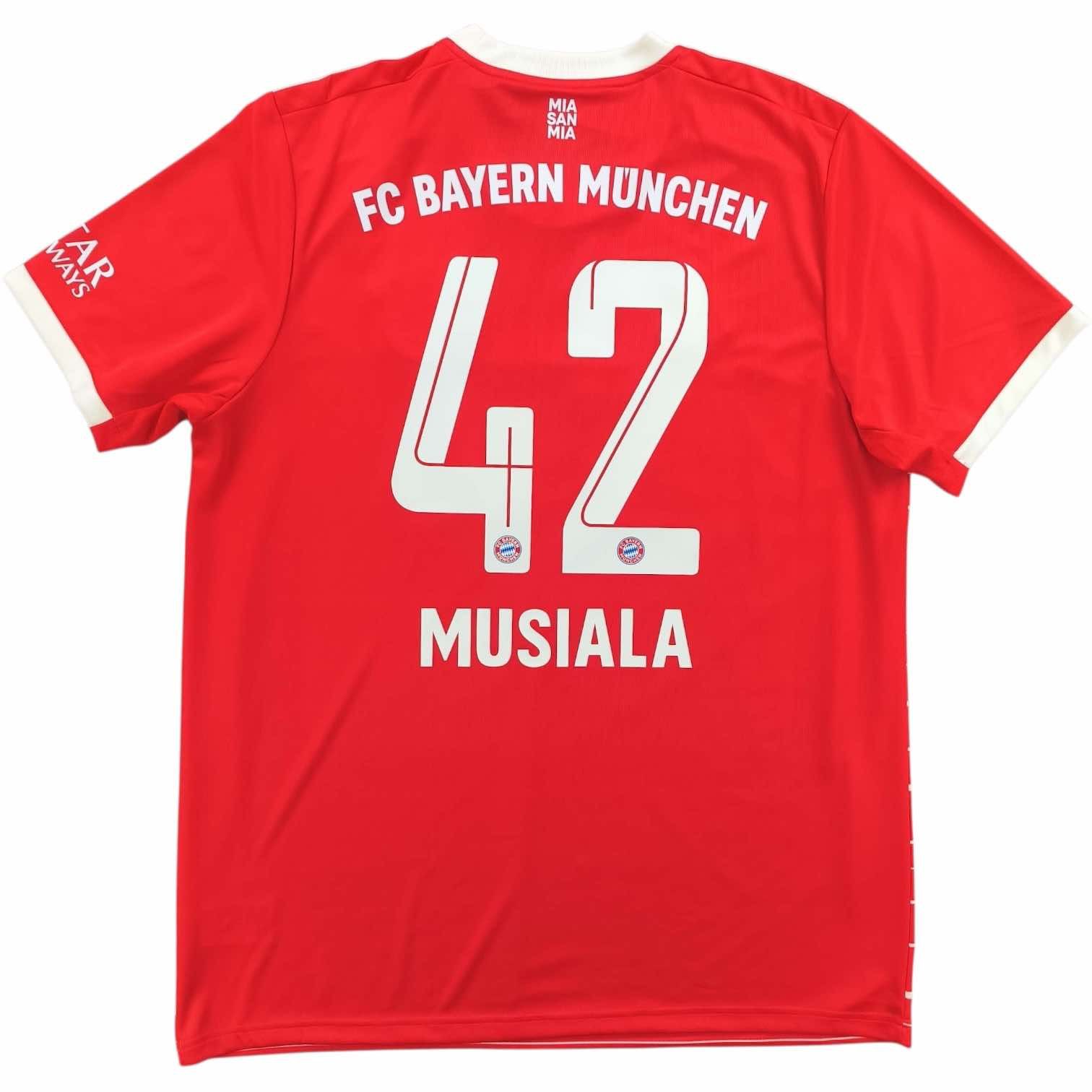 Adidas NEW Bayern Munich 2022-23 home Musiala football jersey sz XL Size US XL / EU 56 / 4 - 1 Thumbnail