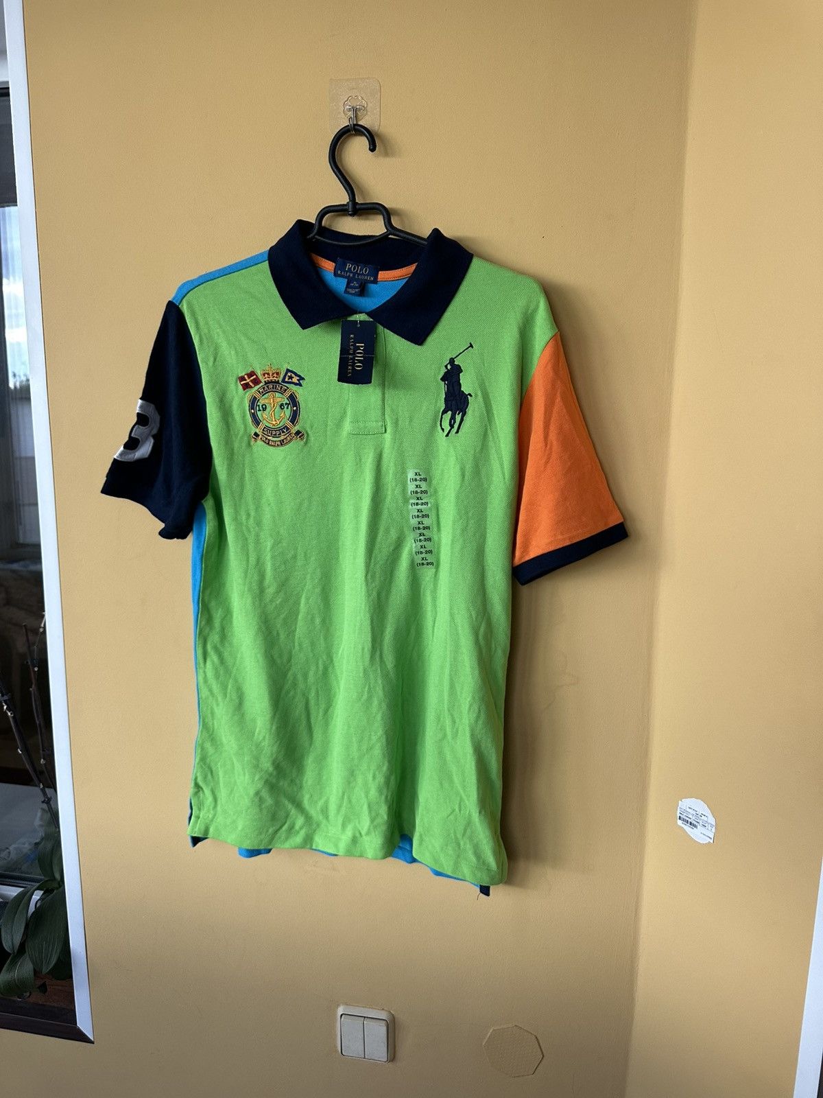 Polo Ralph Lauren NEW POLO RALPH LAUREN MARINE POLO SHIRT - Size XL (18-20) Size US XL / EU 56 / 4 - 1 Thumbnail