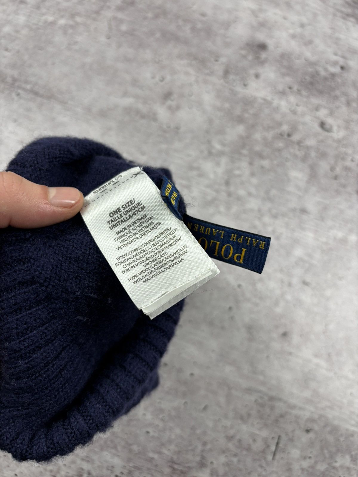 Polo Ralph Lauren Polo Ralph Laure Central Logo beanie hat OS Size ONE SIZE - 3 Thumbnail