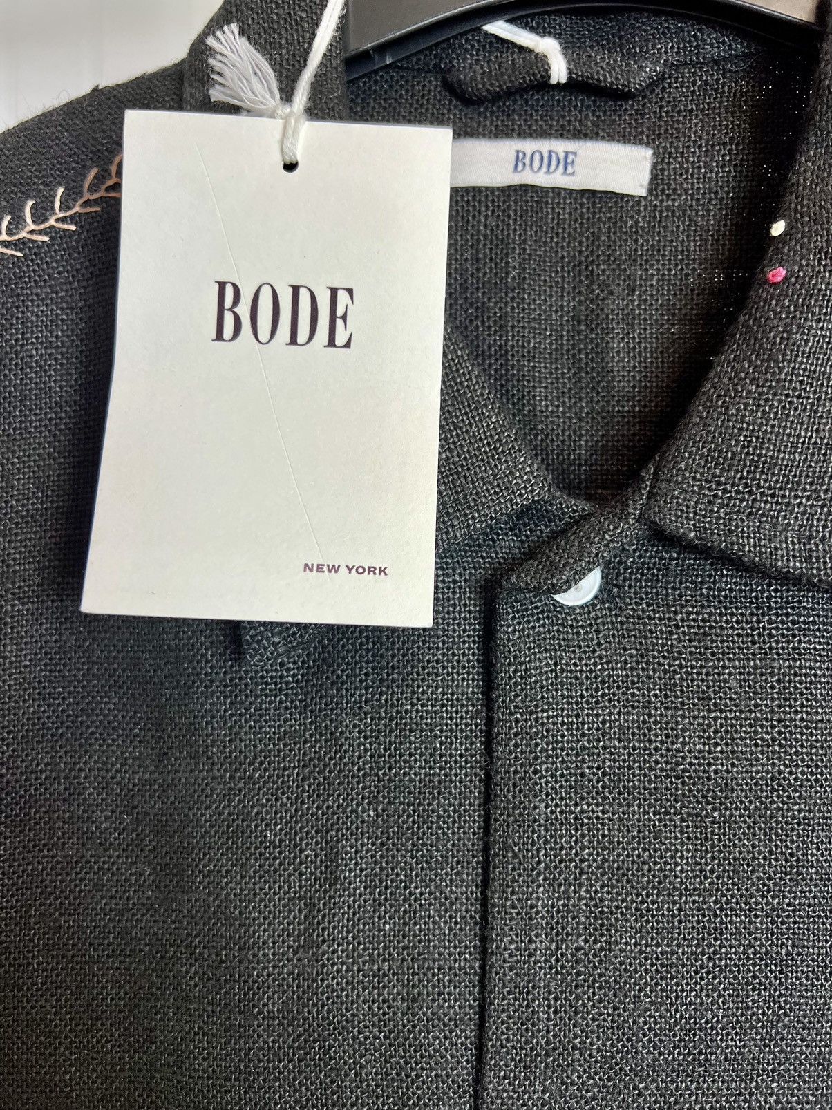 Bode New 1 of 1 Bengali Embroidered Indian Linen Black Shirt L/XL Size US L / EU 52-54 / 3 - 12 Thumbnail
