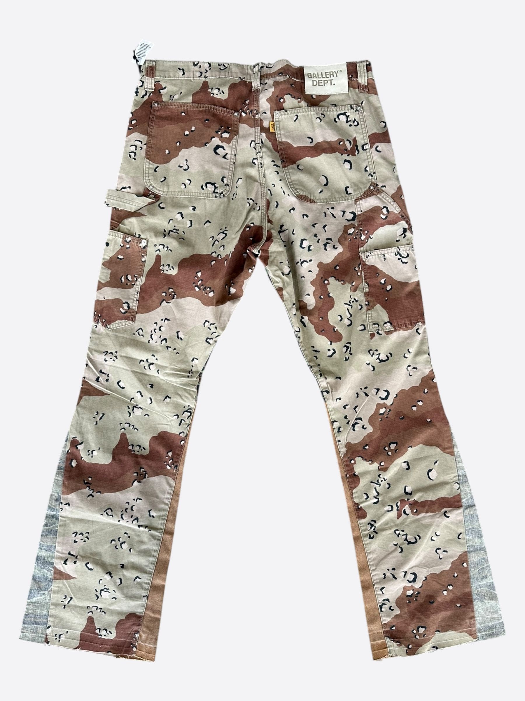 Gallery Dept. Gallery Dept Desert Camouflage LA Flare Carpenter Pants Size US 33 - 2 Thumbnail