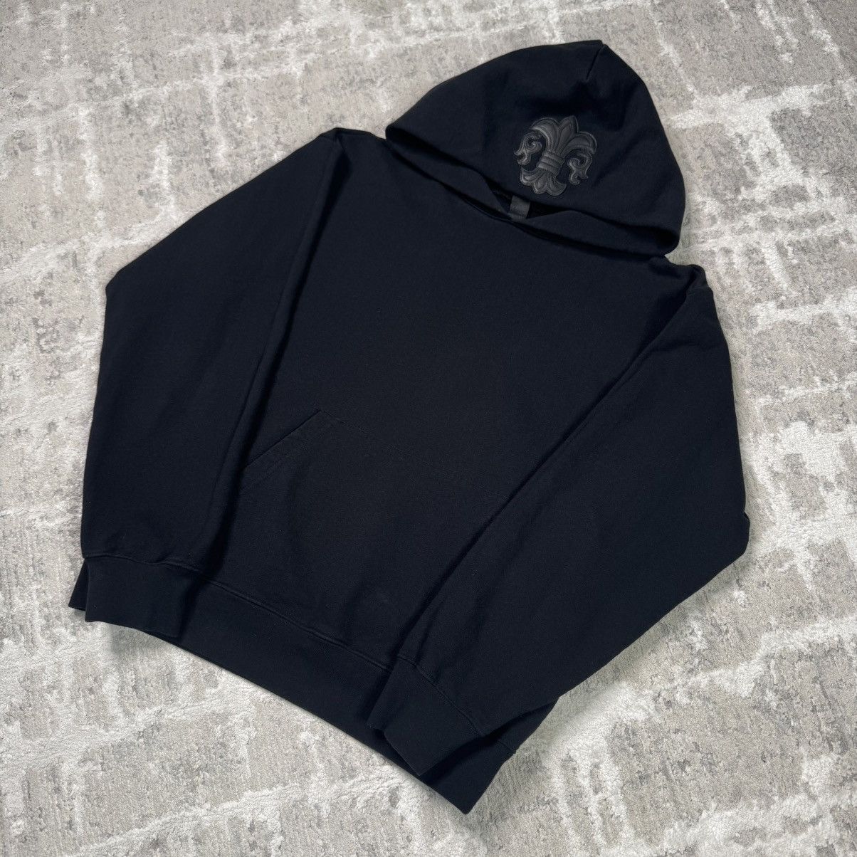 Chrome Hearts Fleur leather patch hoodie Size US L / EU 52-54 / 3 - 2 Thumbnail
