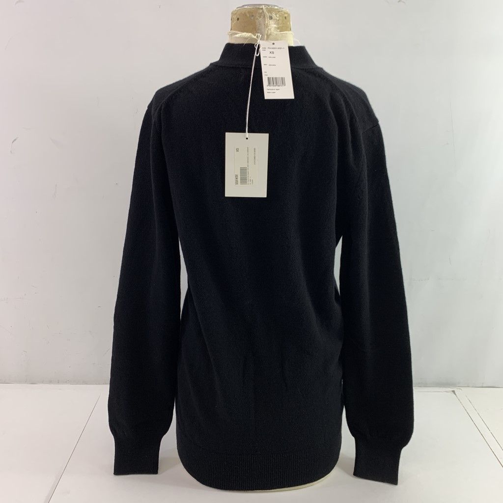 Comme des Garcons SHIRT Sweater Knit Button Cardigan Wool Black Size US XS / EU 42 / 0 - 2 Thumbnail