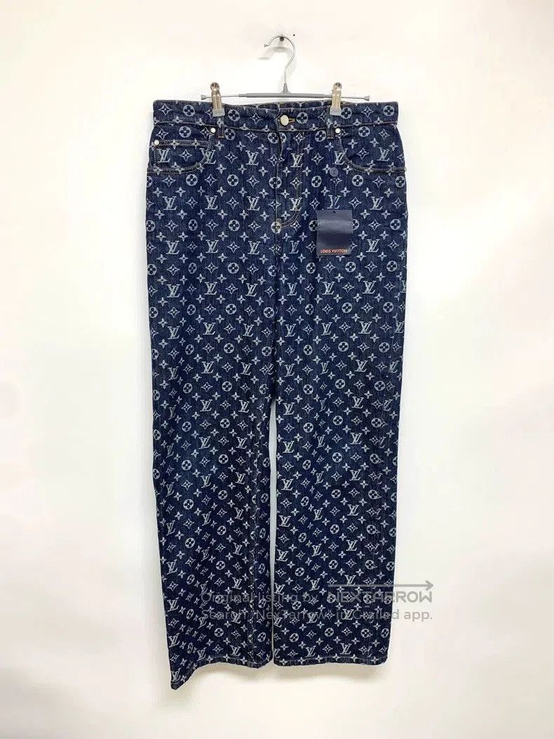 Louis Vuitton LV x Timberland Monogram Denim Jeans. Size US 31 - 1 Thumbnail