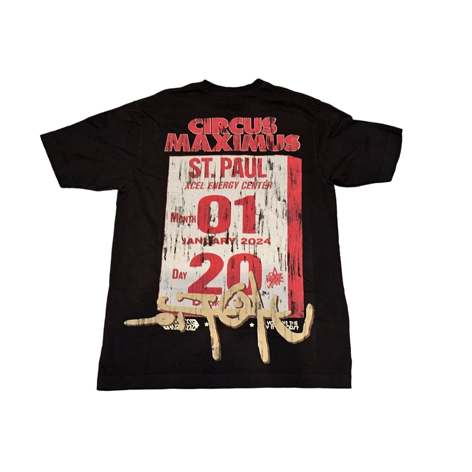 image of Utopia Is In St. Paul - Travis Scott - Official Merch - M in Black, Men's (Size Medium)