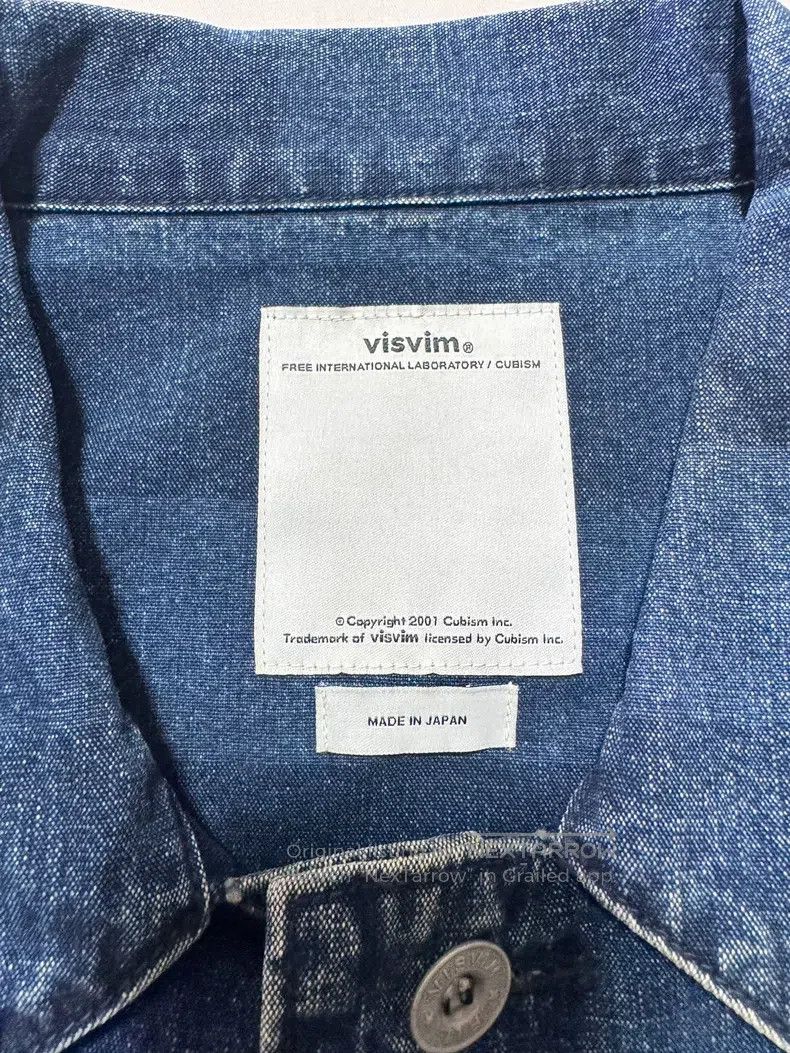 Visvim Visvim 15ss Blue-Dyed Striped Vintage Paneled 101 Denim Ja Size US M / EU 48-50 / 2 - 3 Thumbnail