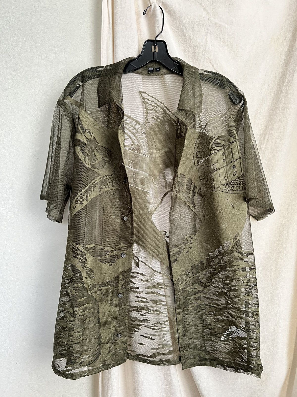 Opening Ceremony Opening Ceremony “Jacquard” Lace Camp Shirt sz S Size S / US 4 / IT 40 - 9 Thumbnail
