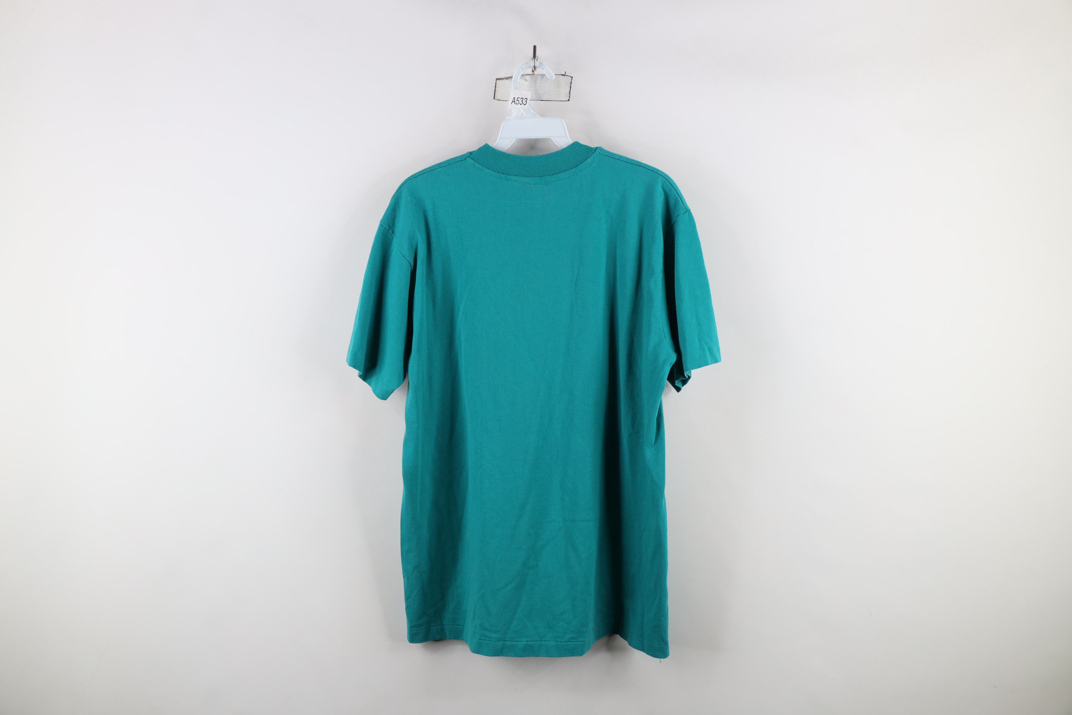 Vintage Vintage 90s Streetwear Summer Sports Camp T-Shirt Teal USA Size US L / EU 52-54 / 3 - 10 Thumbnail