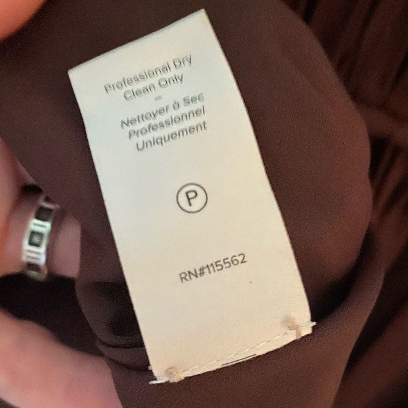 Cinq a Sept Cinq a Sept $380 Silk Lotus Dress In Rum Raisin XS EUC Size XS / US 0-2 / IT 36-38 - 16 Thumbnail