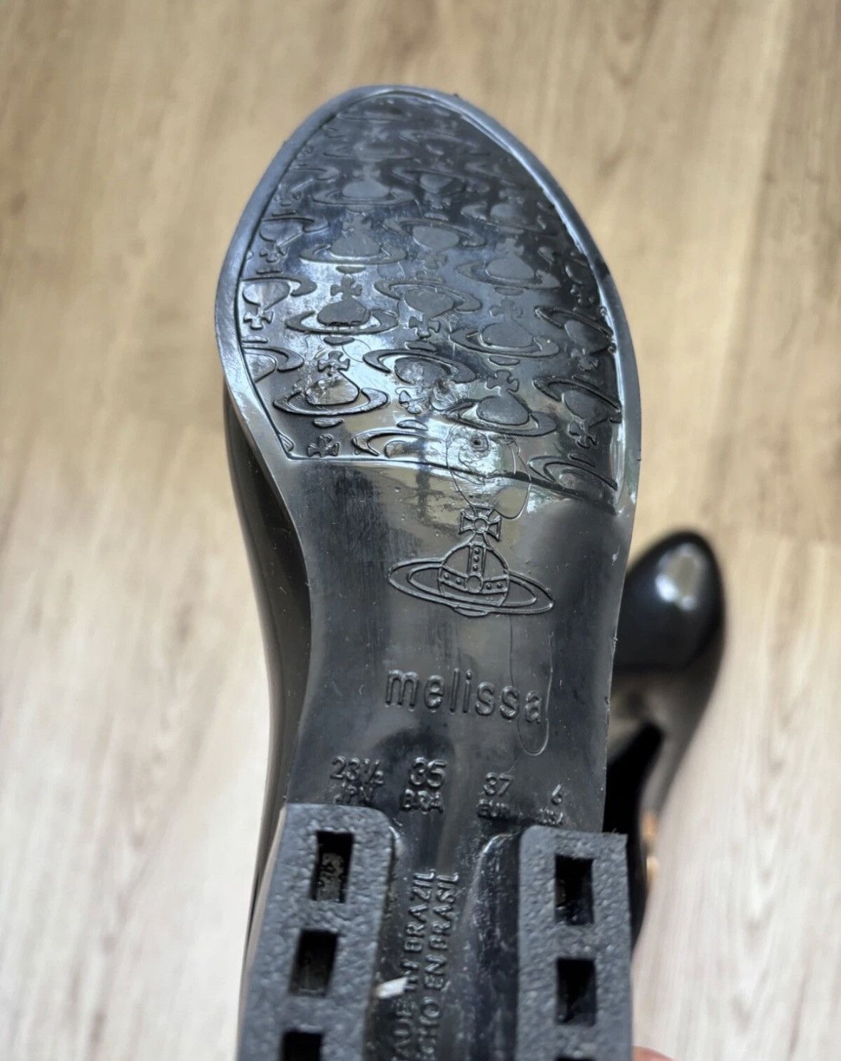 Vivienne Westwood VIVIENNE WESTWOOD MELISSA Wellies Ankle Rain Boots Buttons Size US 6 / IT 36 - 9 Thumbnail